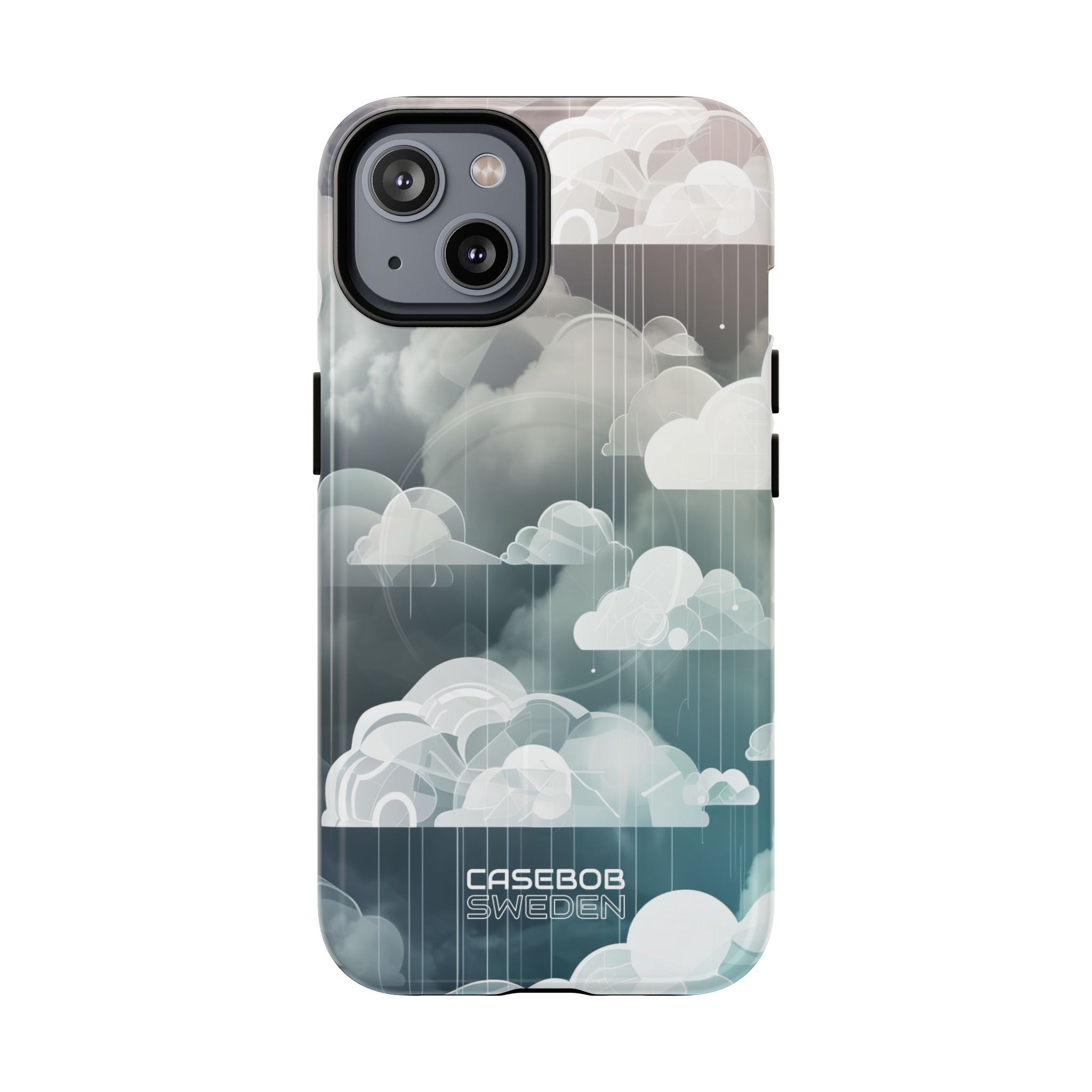 Silver Dream Clouds iPhone 14 - Tough+
