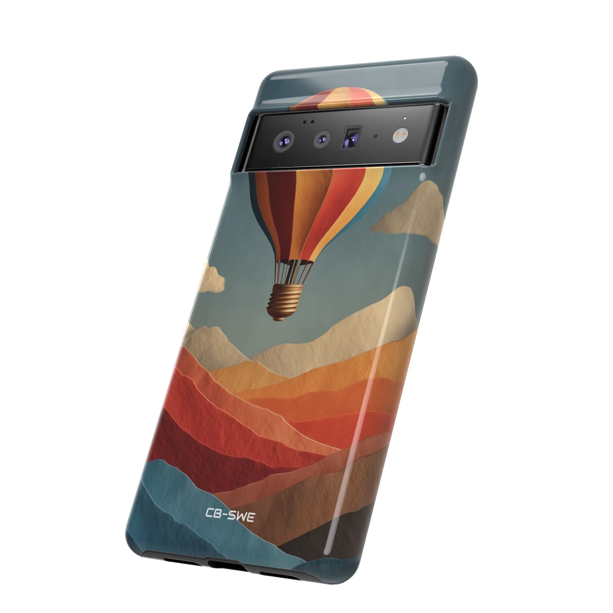 Hot Air Balloon Soars - Google Pixel Case