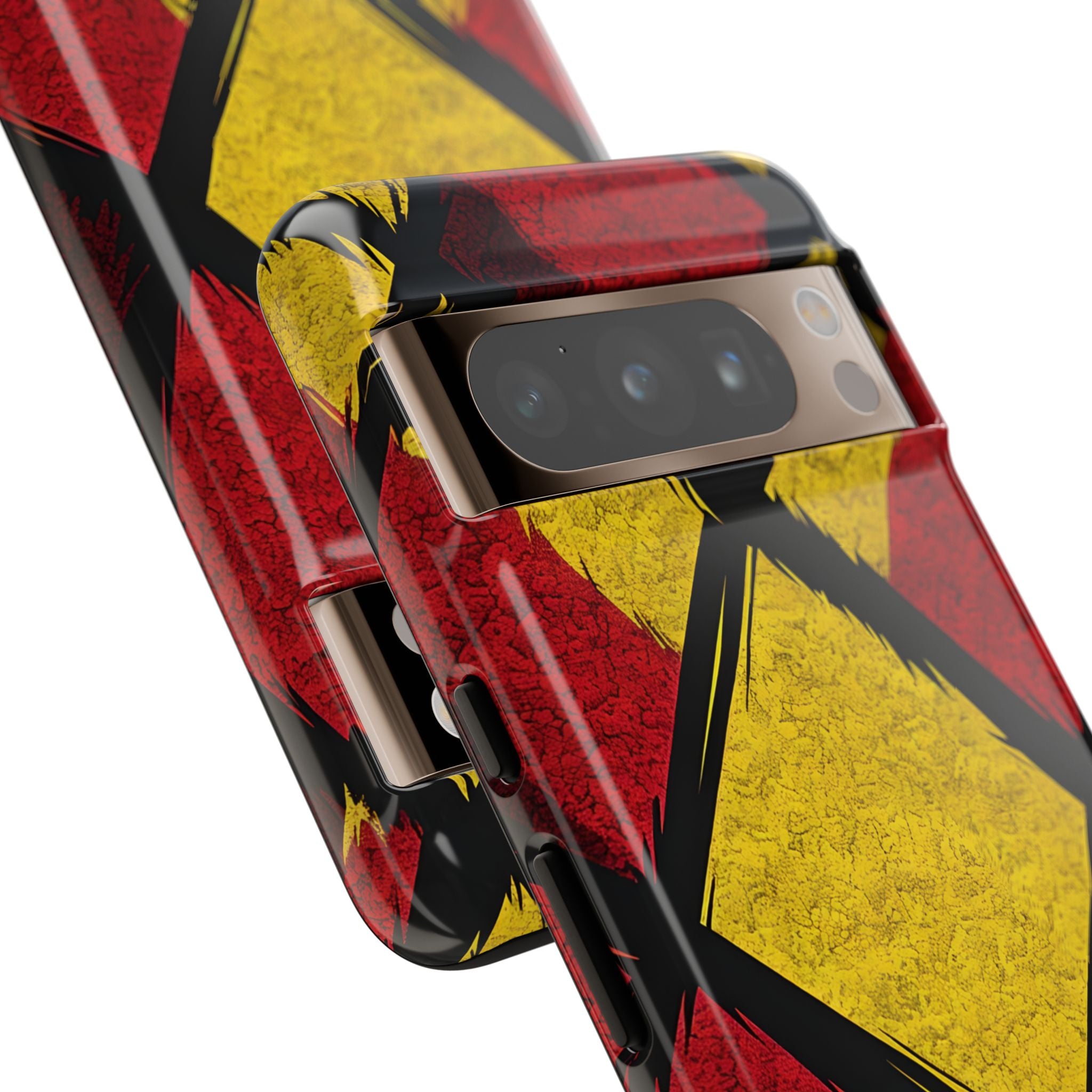 Cracked Diamond Grid Google Pixel 8 Pro Case- Tough