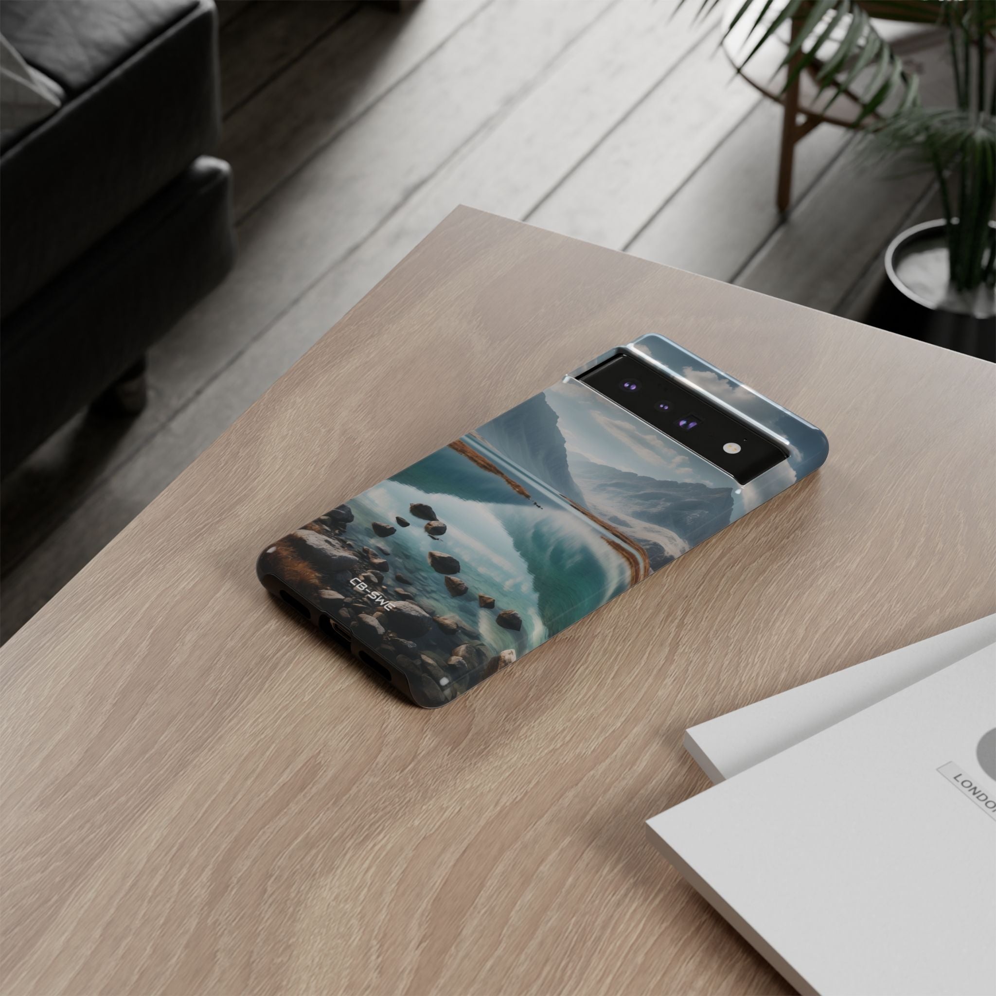 Mountain Reflections Swim - Google Pixel Case