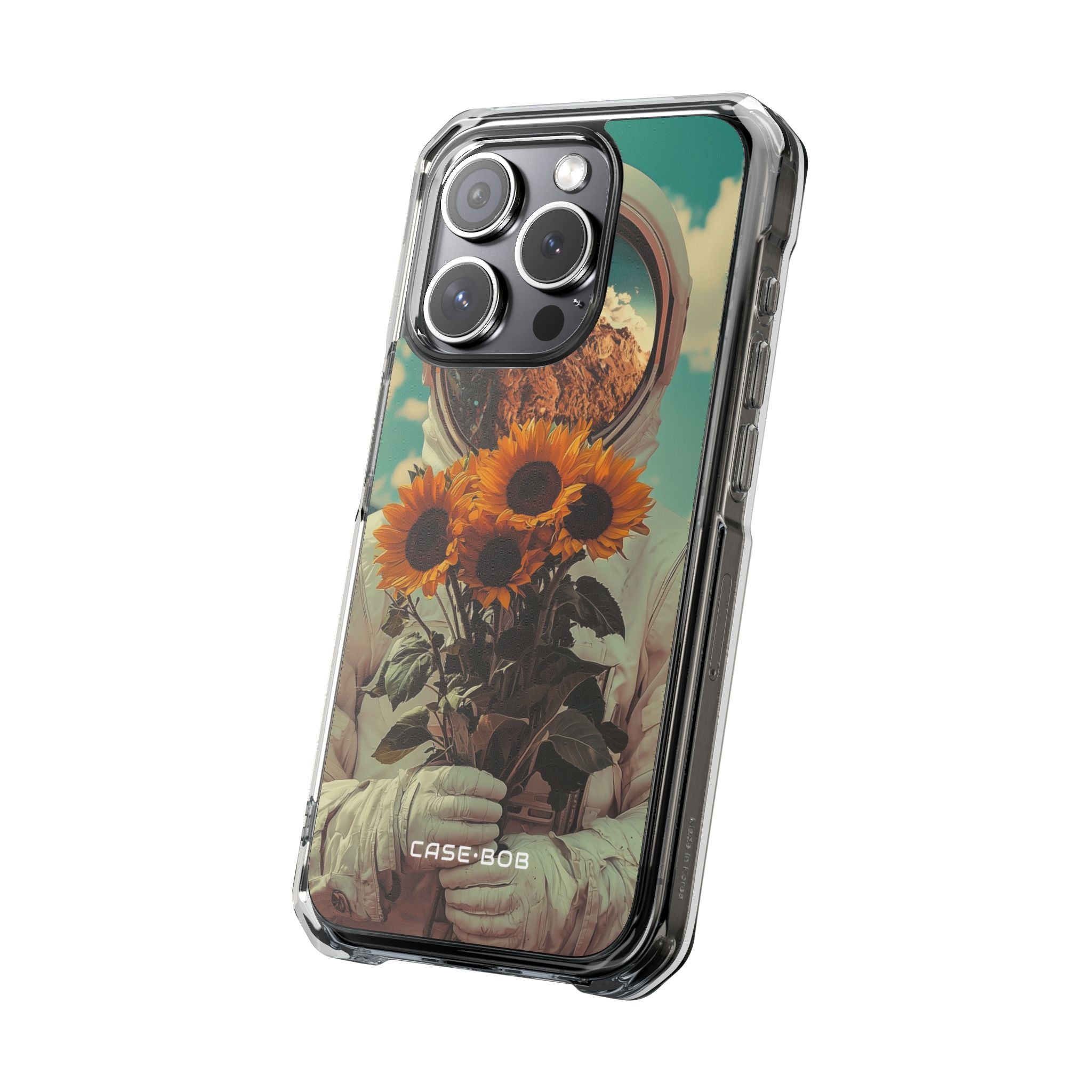 Sunflower Astronaut iPhone 15 Pro Case - Impact