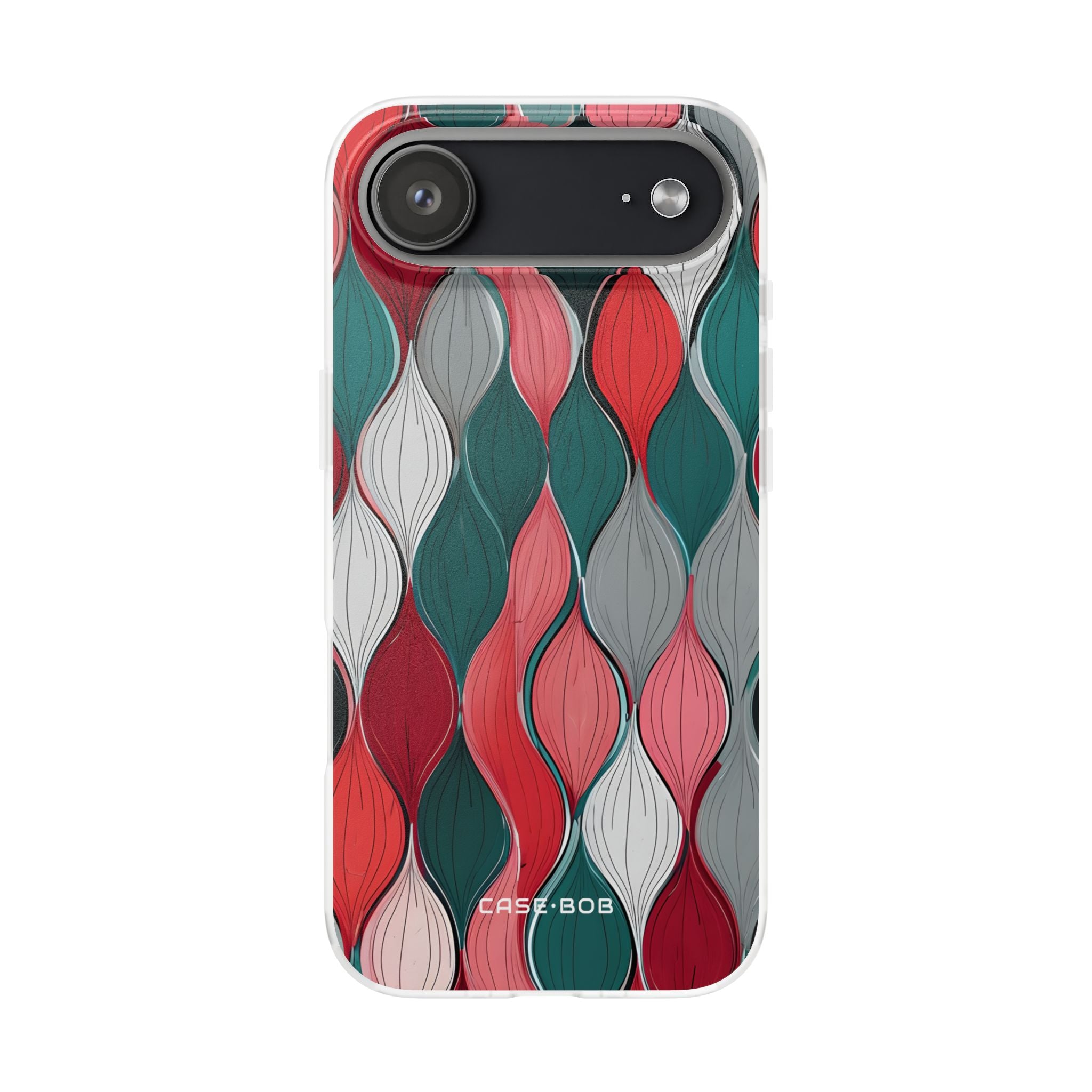 Leaf Cascade Teal iPhone 17 Air Case - Soft