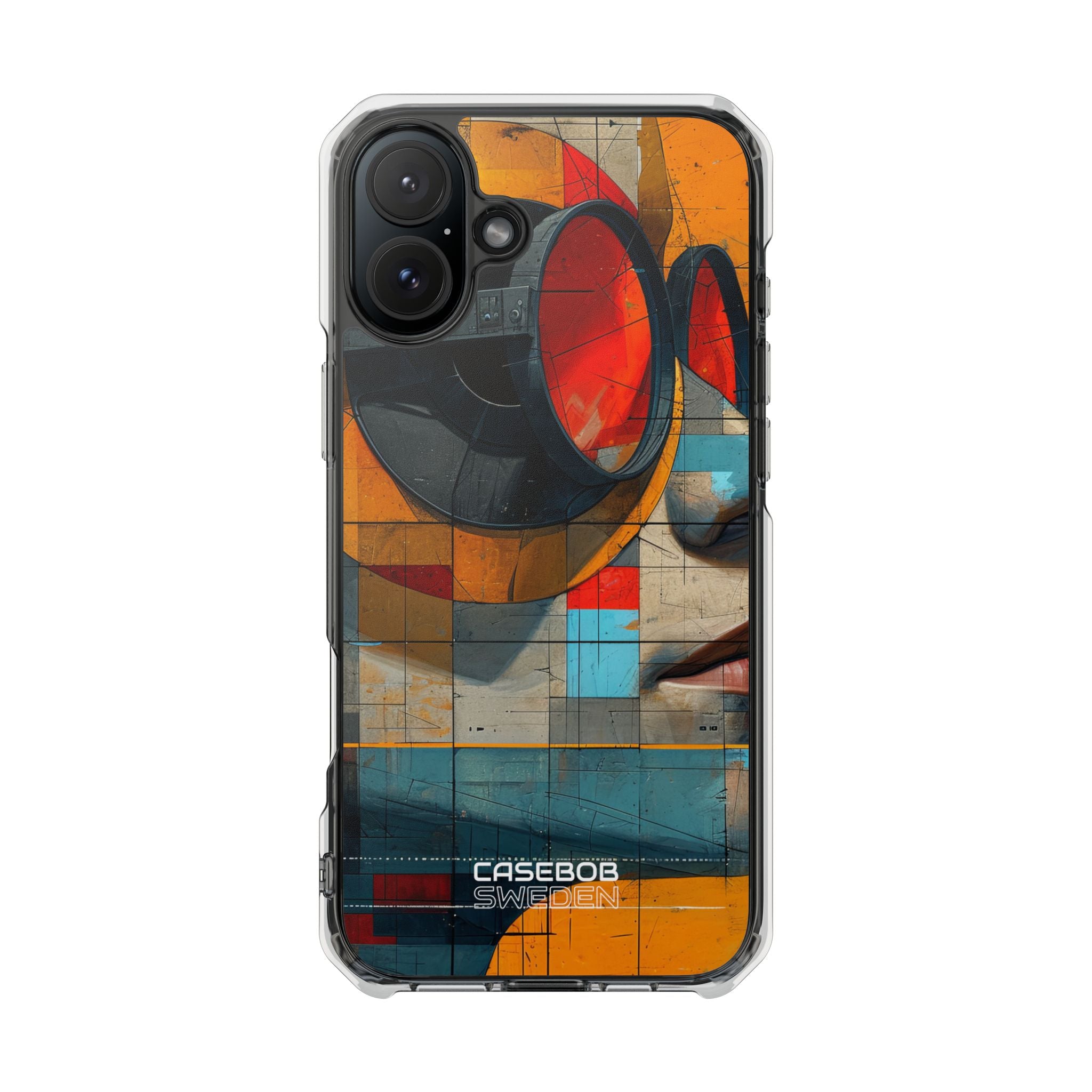 Futuristic Cubist Visions iPhone 16 - Impact Clear+