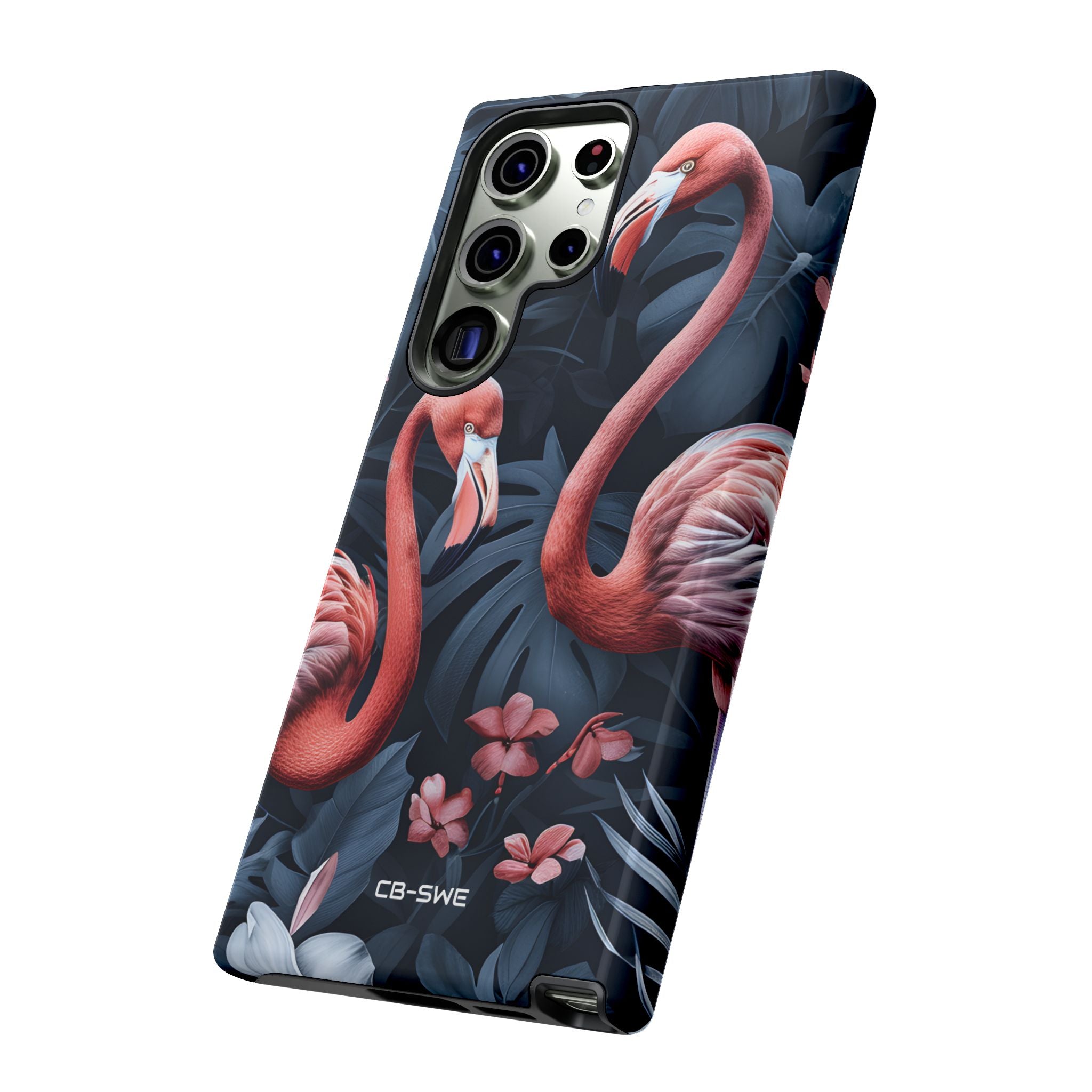 Flamingos Embrace Nature - Samsung Case