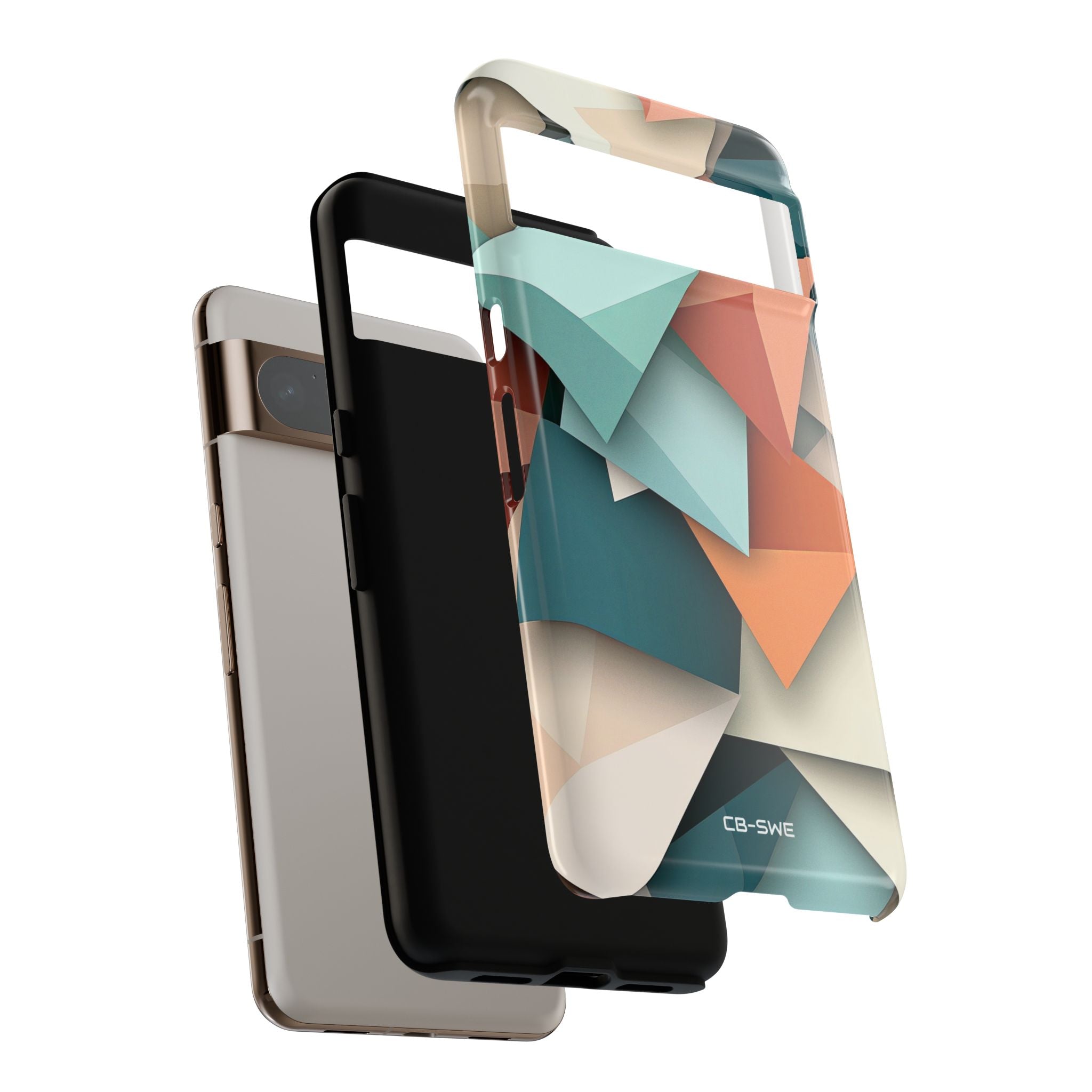 Geometric Color Harmony - Google Pixel Case
