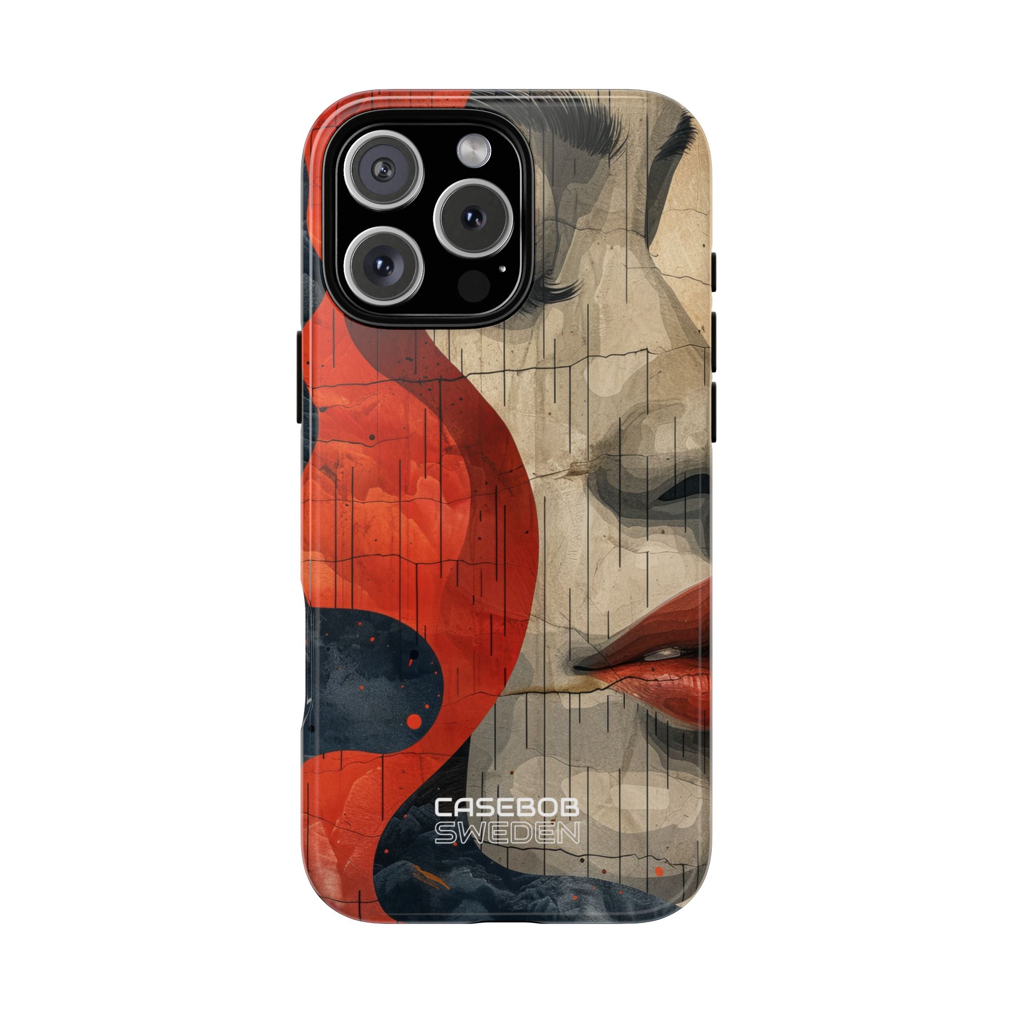 Crimson Flow Profile iPhone 16 - Tough