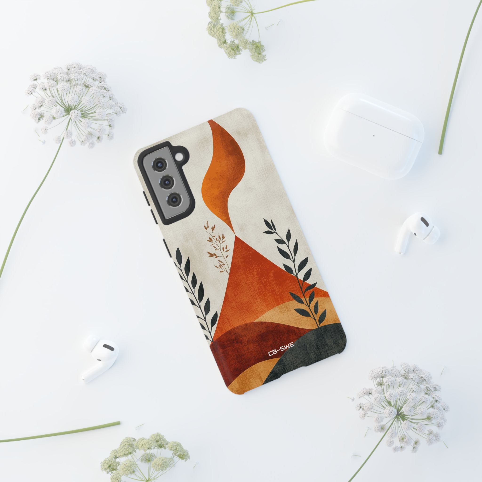 Flames Touch Mountains - Samsung Case