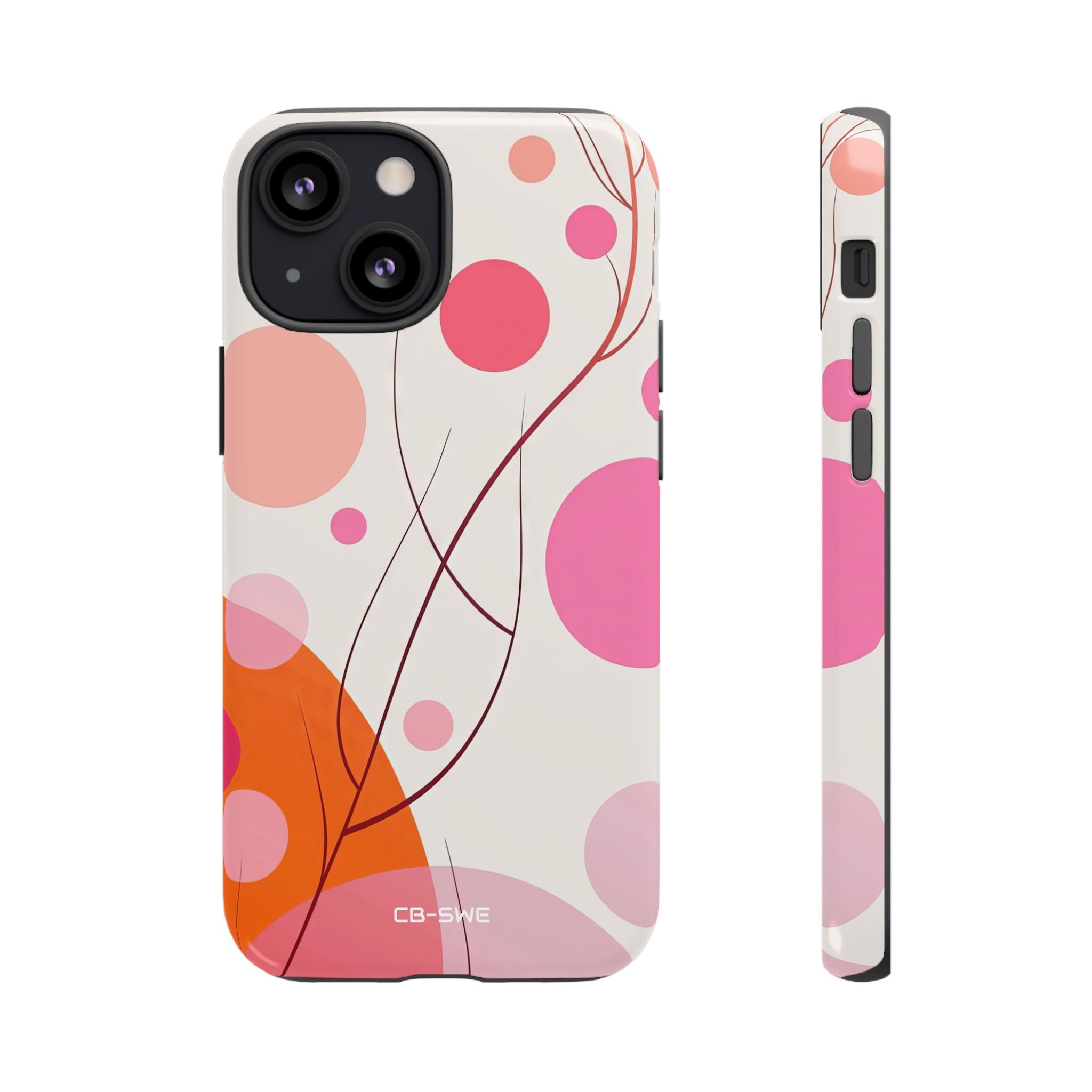 Circles Embrace Lines - iPhone Case