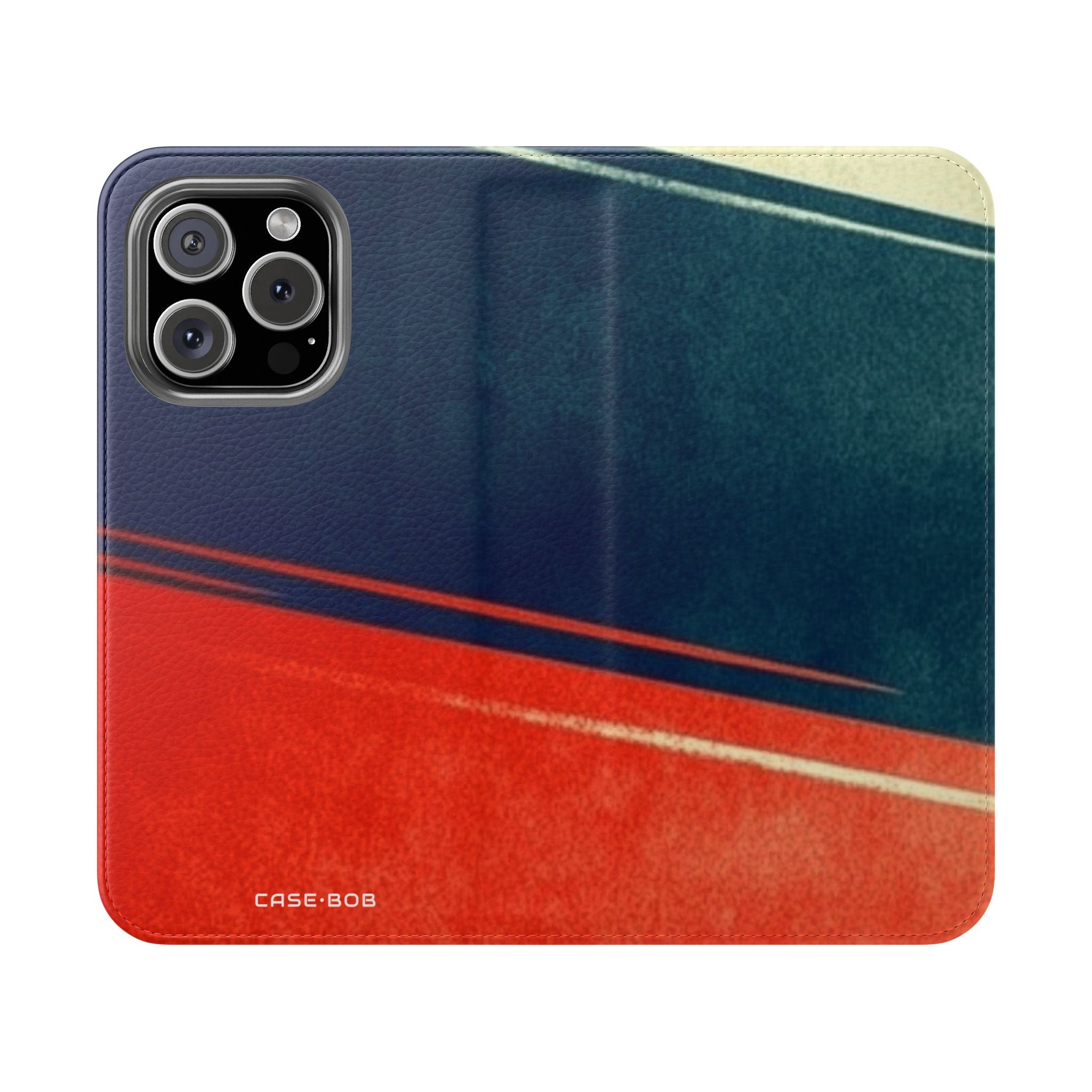 Navy Streak - iPhone 16 Pro Case - Wallet