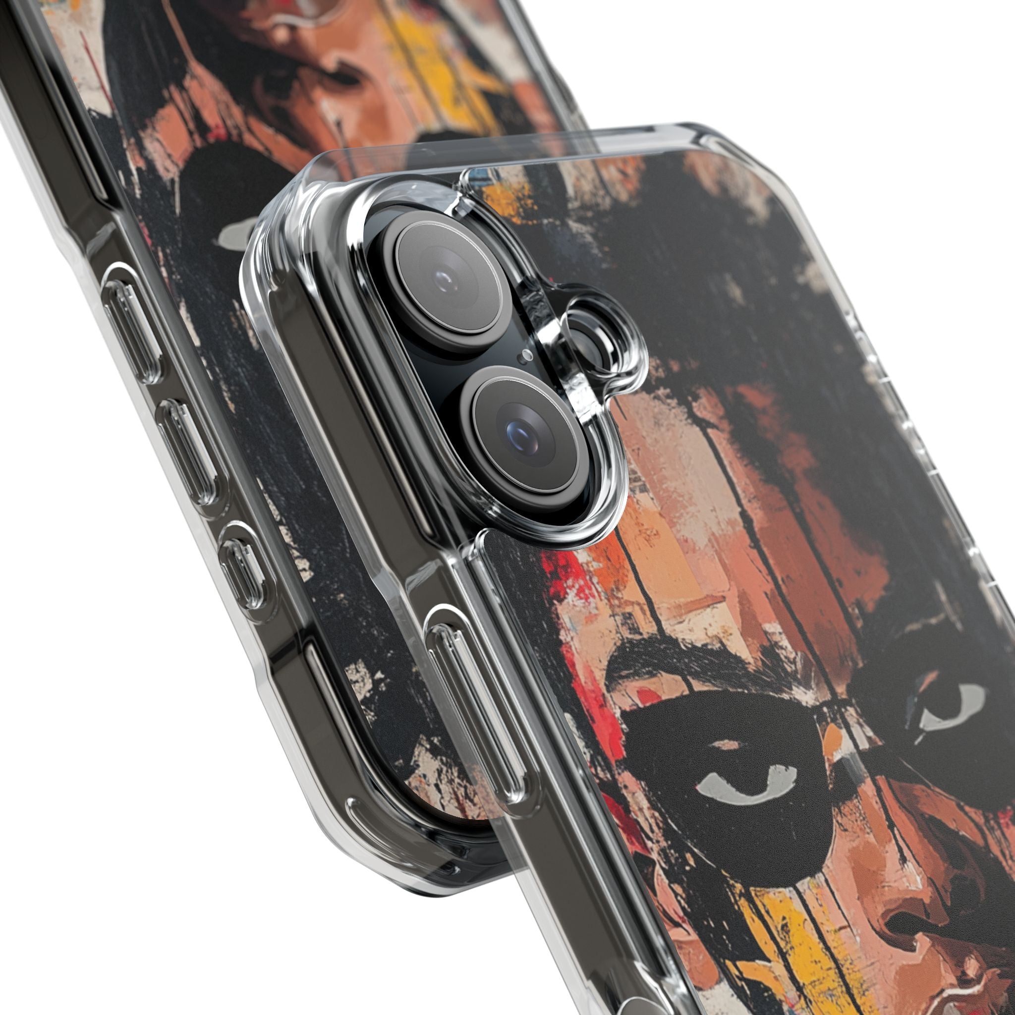Masked Portrait Drips iPhone 15 Case - Impact
