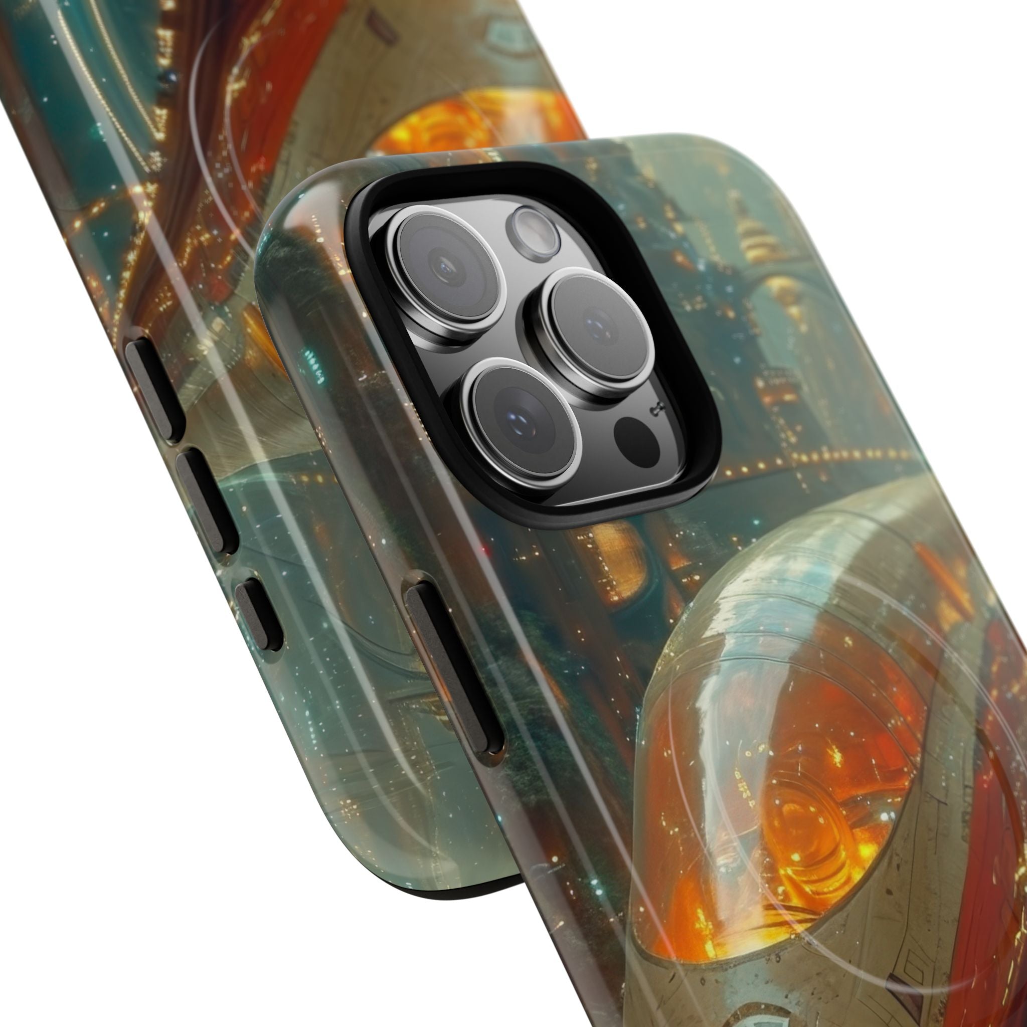 Futuristic Train Odyssey iPhone 16 - Tough+