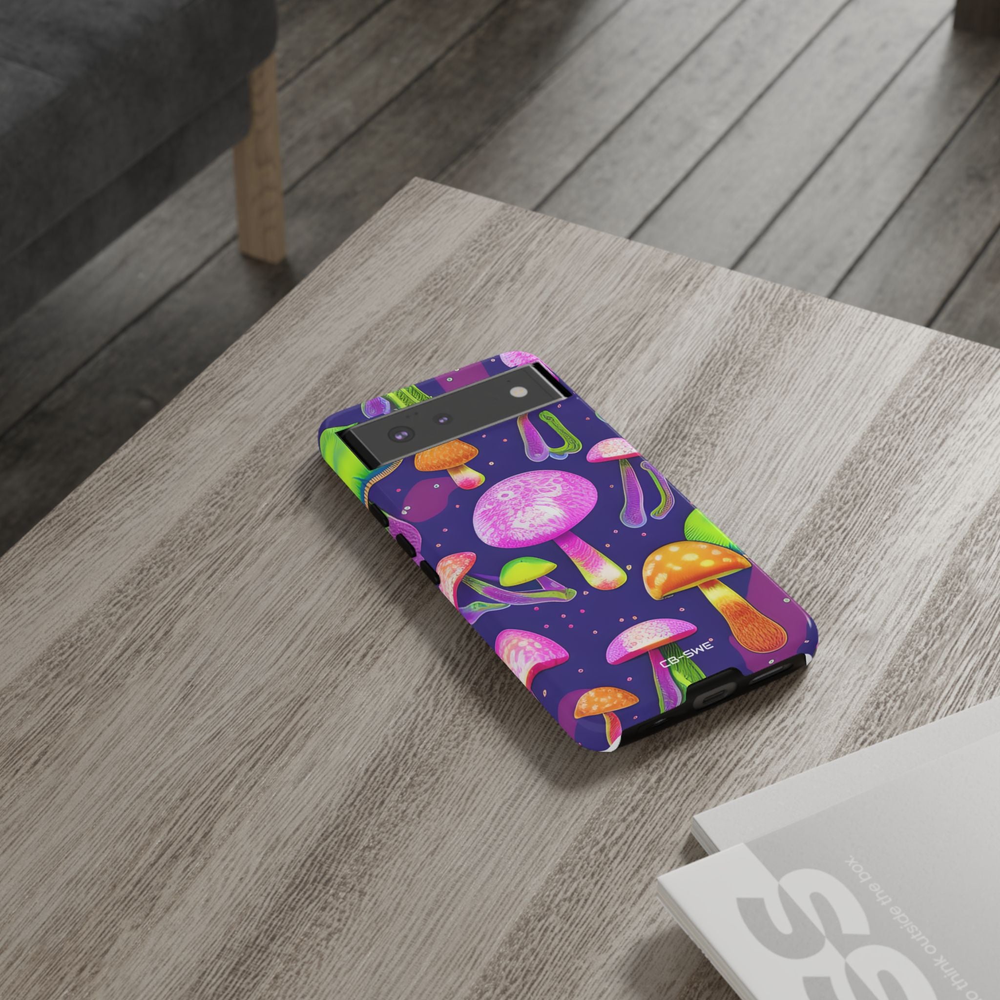 Neon Mushroom Dreams - Google Pixel Case