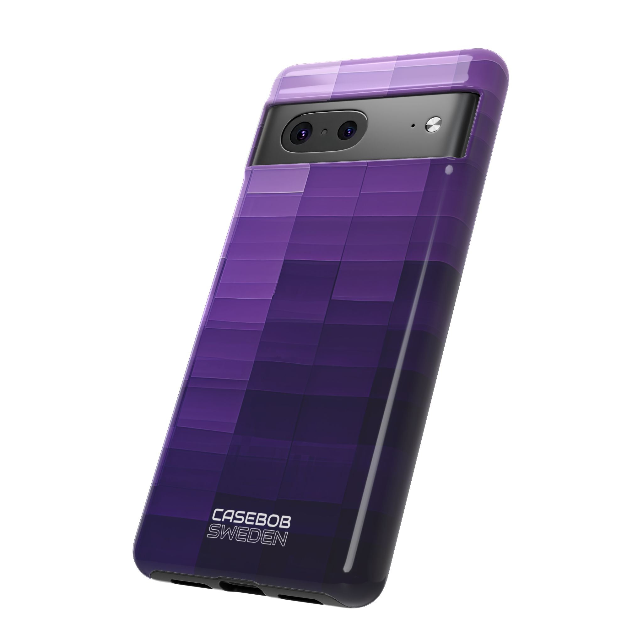 Purple Horizon Grid Google Pixel 7 - Tough