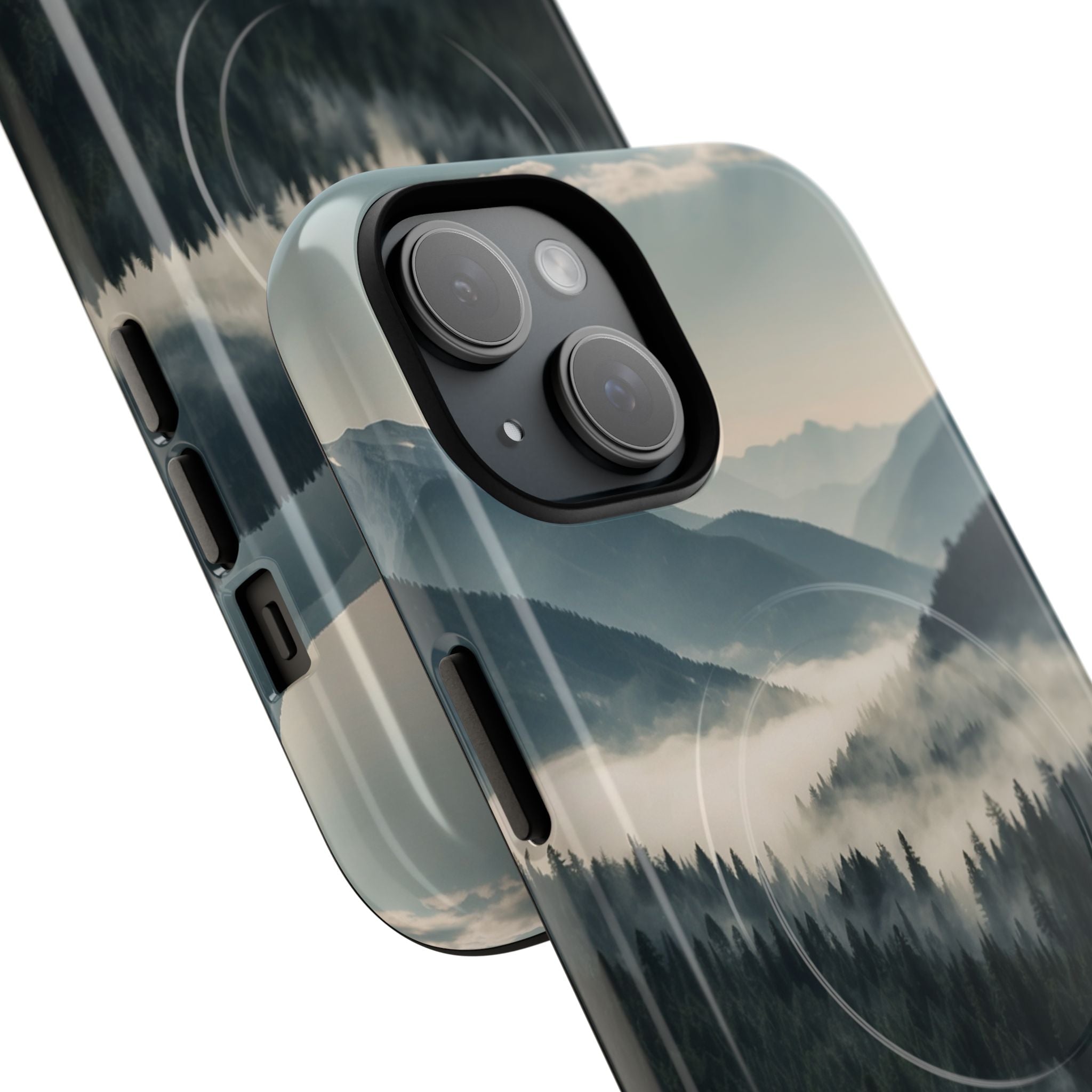 Evergreen Mist iPhone 15 Case - Tough+