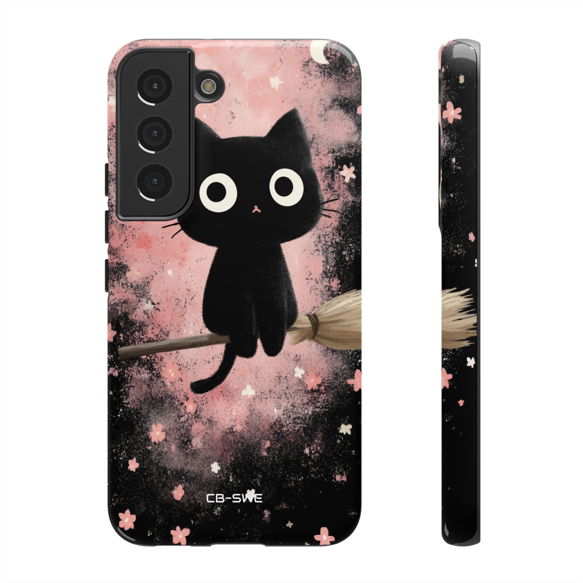 Whimsical Cat Soars - Samsung Case