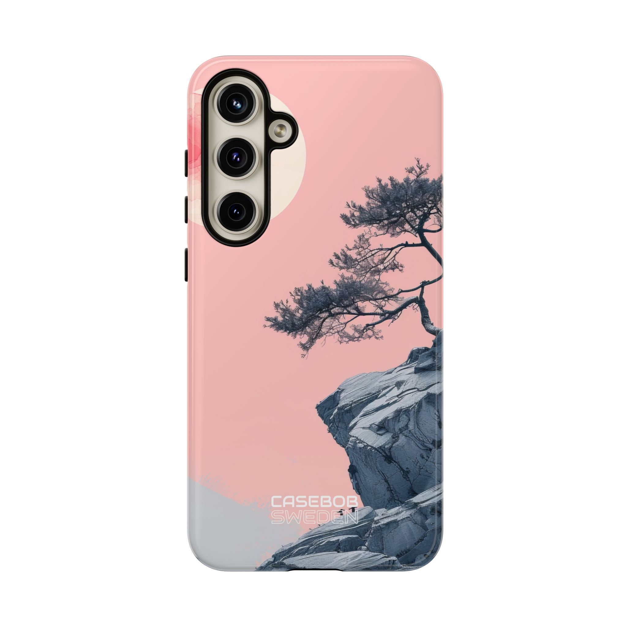 Solitudine sulla scogliera rosa Samsung S24 - Tough