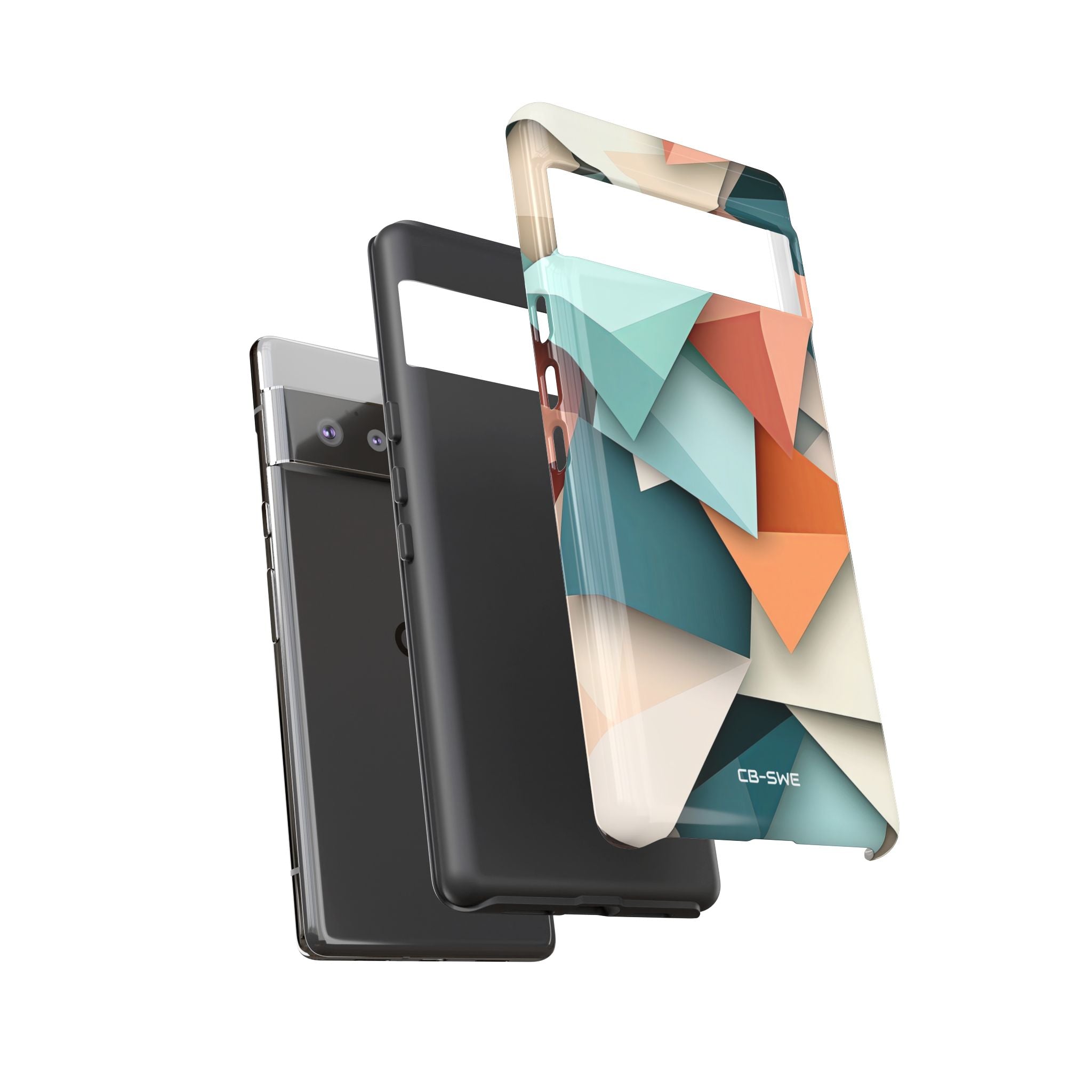 Geometric Color Harmony - Google Pixel Case