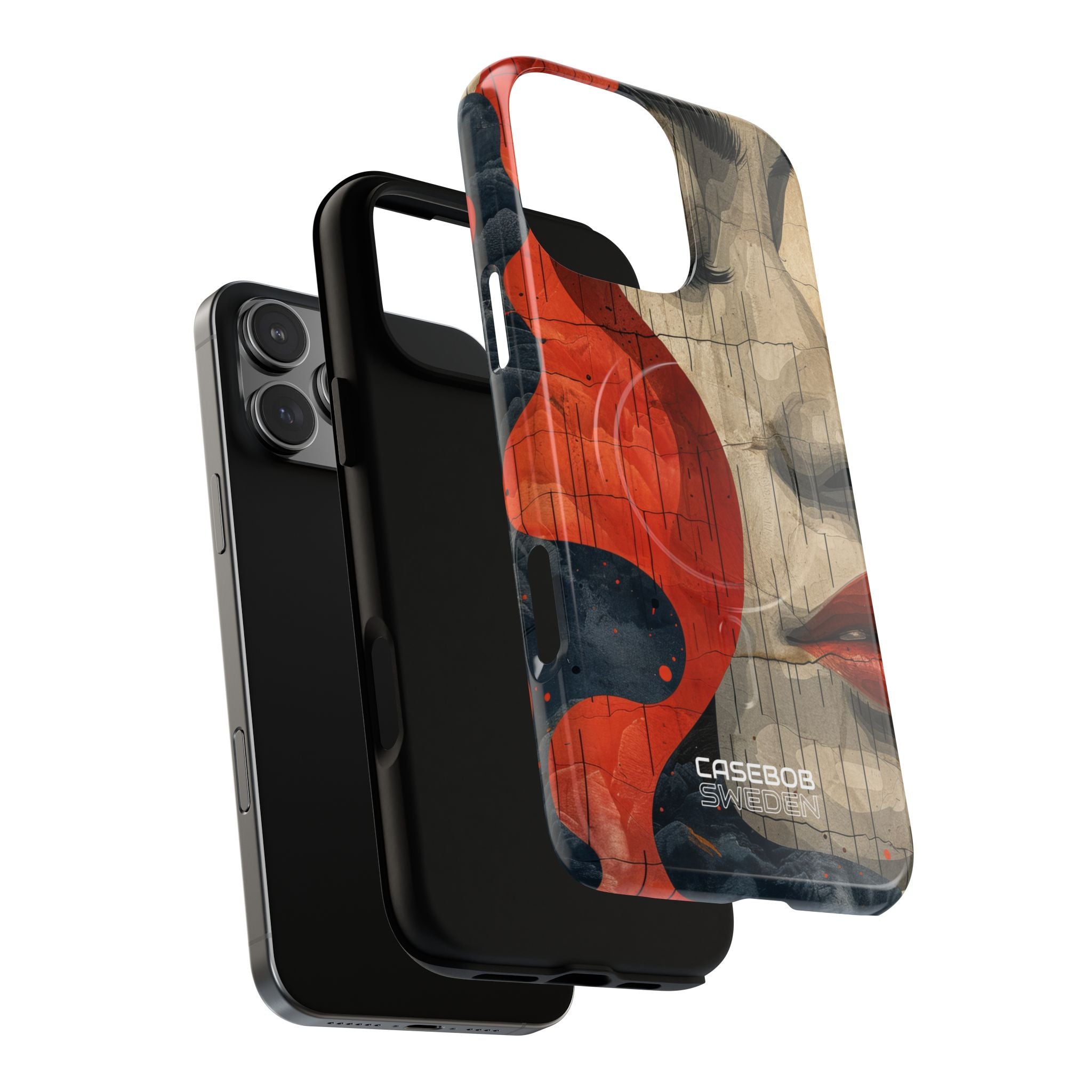 Crimson Flow Profile iPhone 16 - Tough+