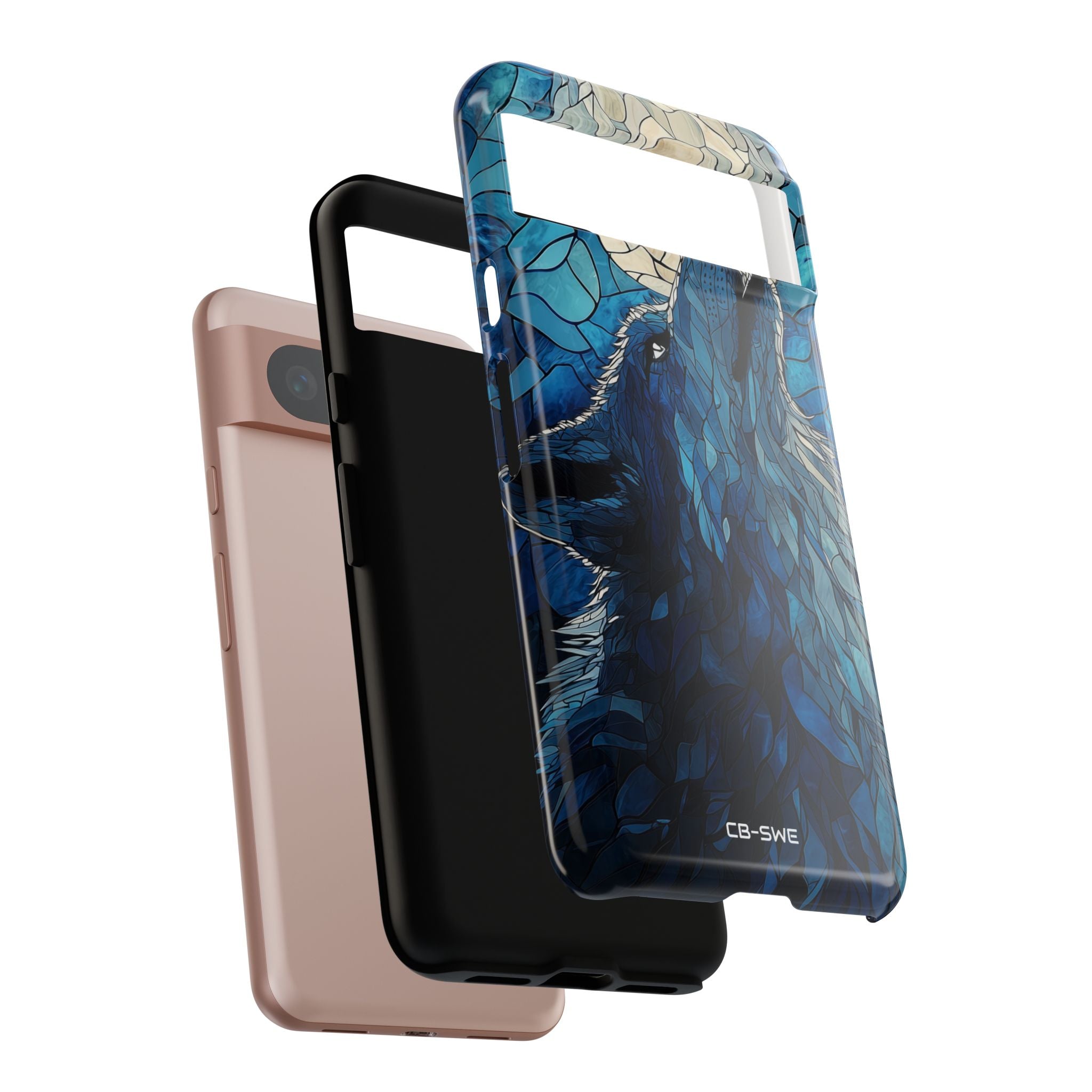 Wolf Howls Moonlight - Google Pixel Case