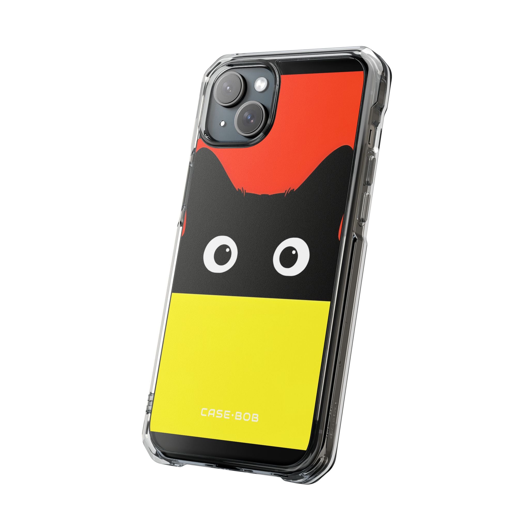Peekaboo Cat Crimson iPhone 15 Plus Case - Impact