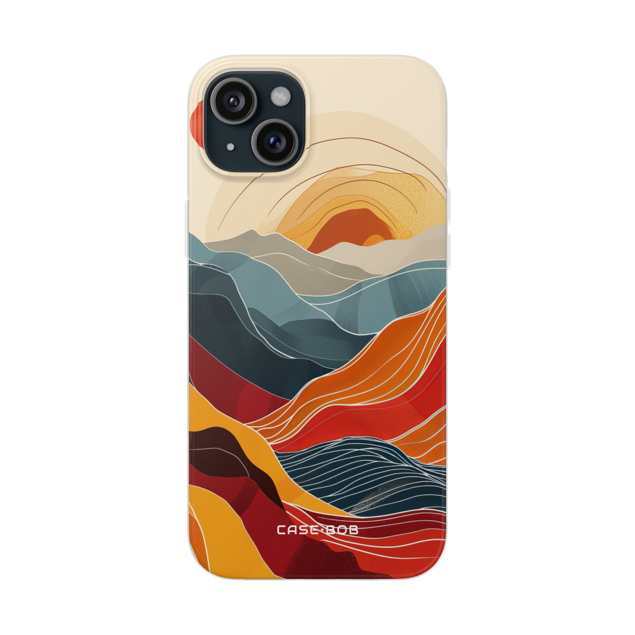 Sunlit Ridges iPhone 15 Plus Case - Soft