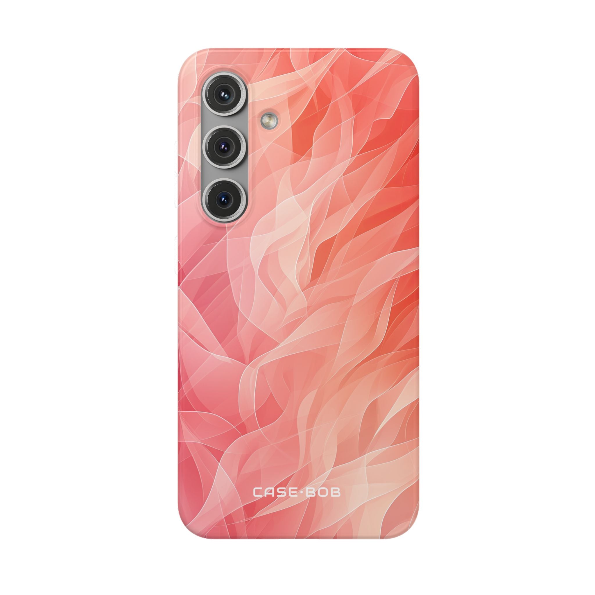 Peach Wave Drift Samsung S24 Case - Soft