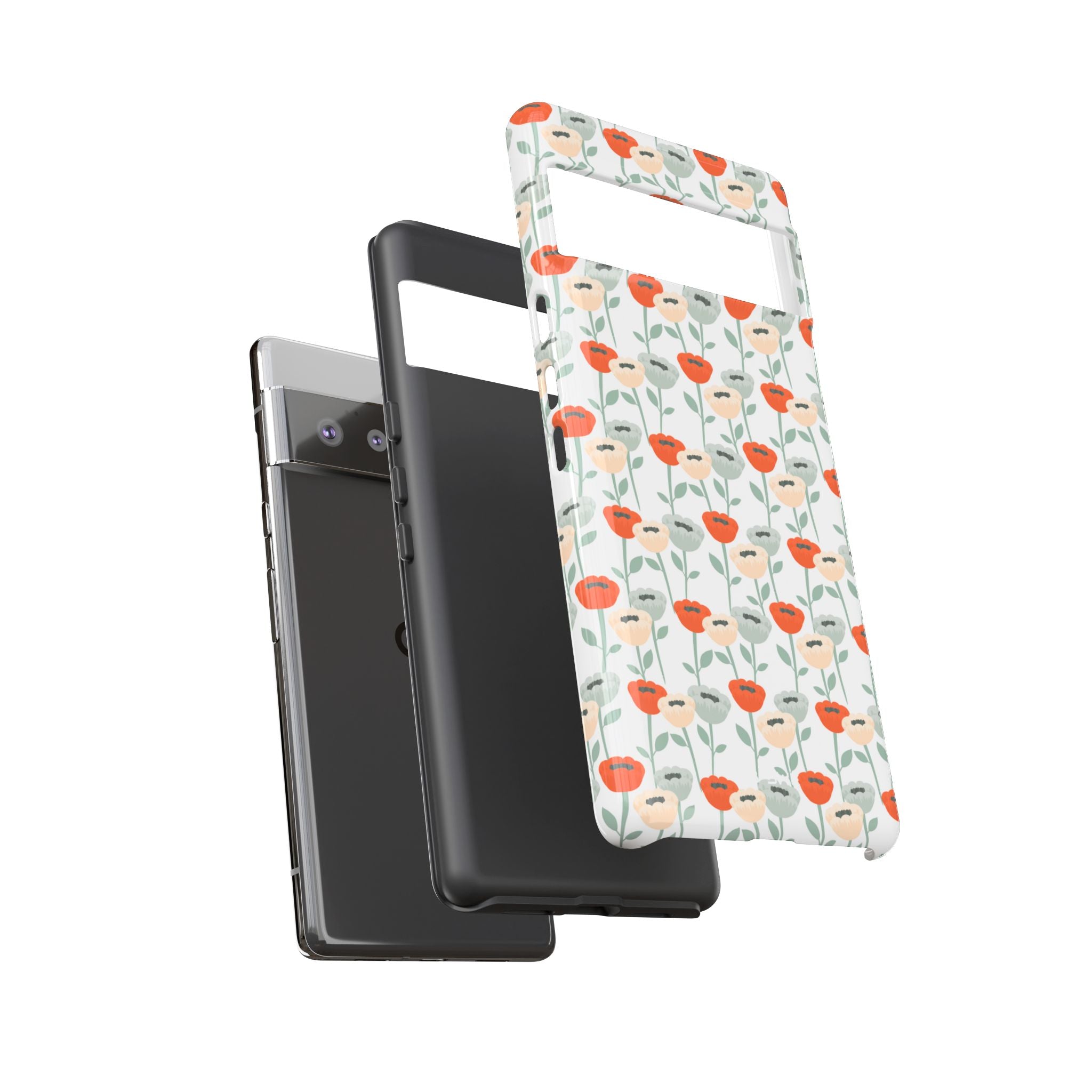 Minimalist Floral Elegance - Google Pixel Case