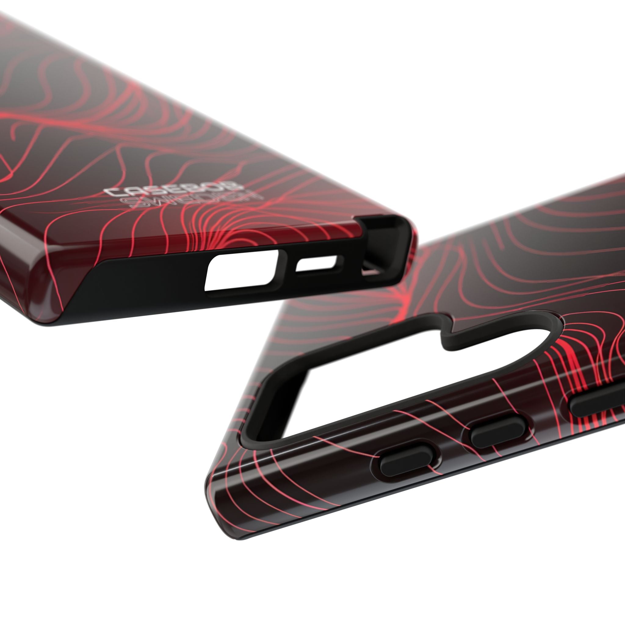 Crimson Waveform Flow Samsung S24 - Tough