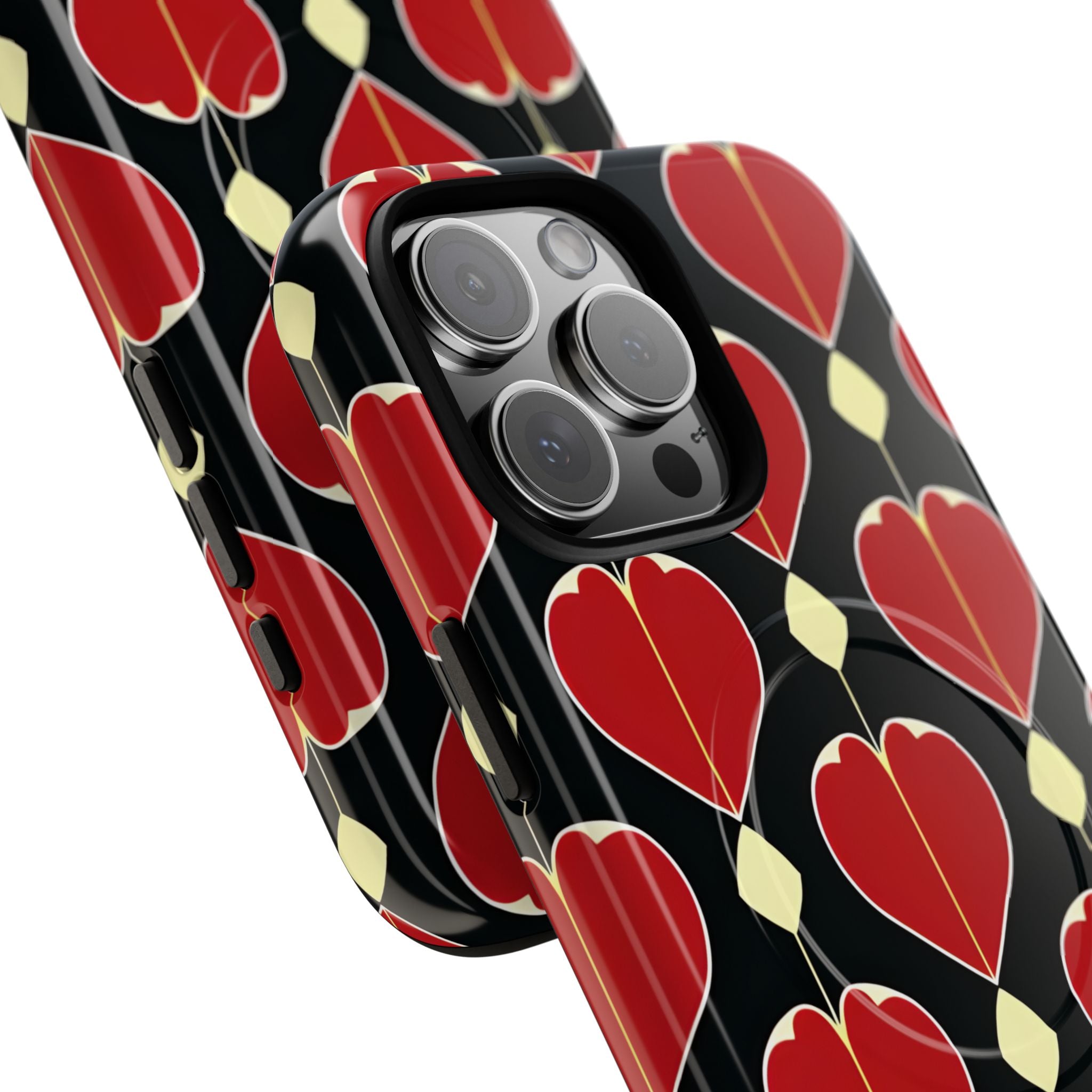 Symmetrical Heart Shape Seamless Colors iPhone 16 - Tough+