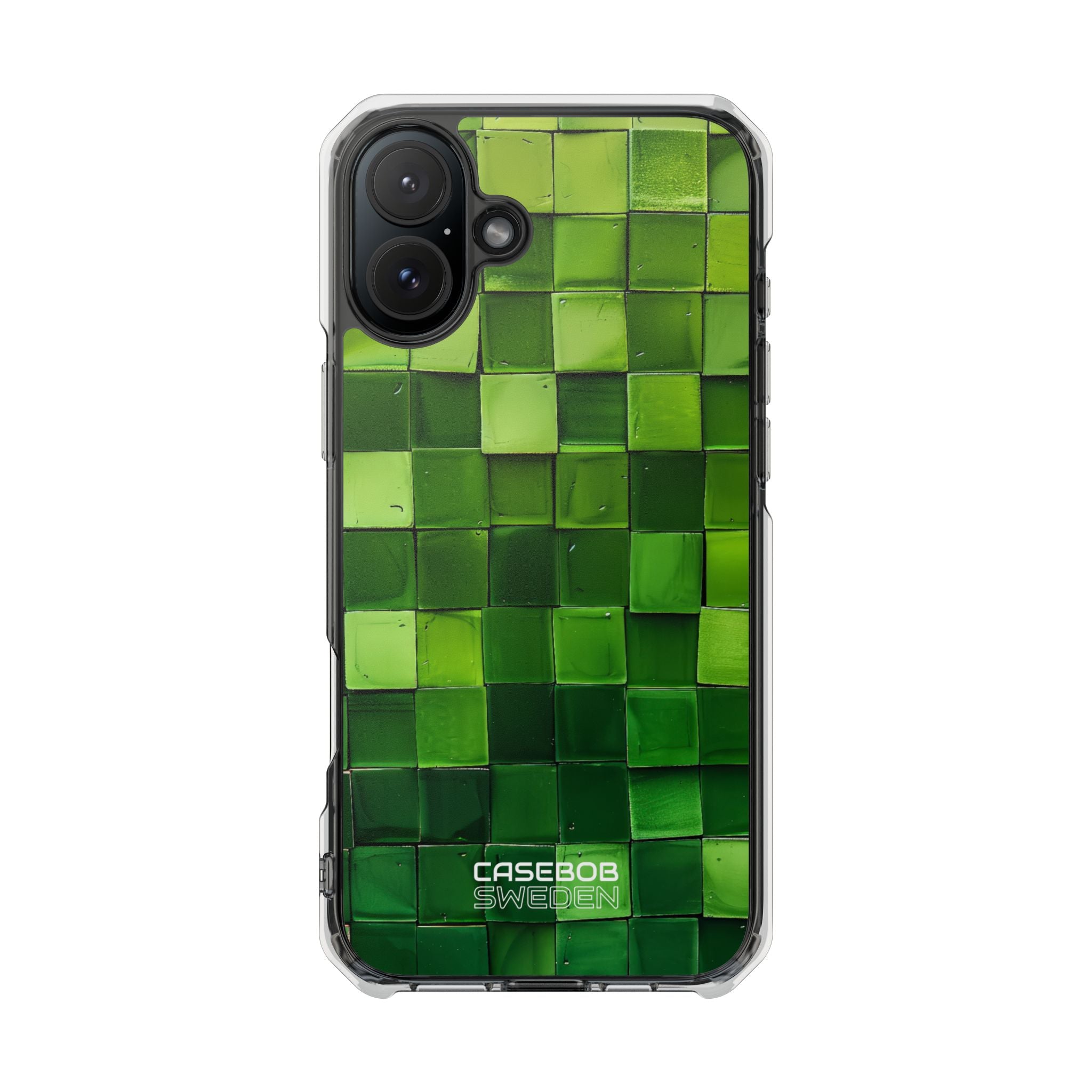 Green Tile Harmony iPhone 16 - Impact Clear+