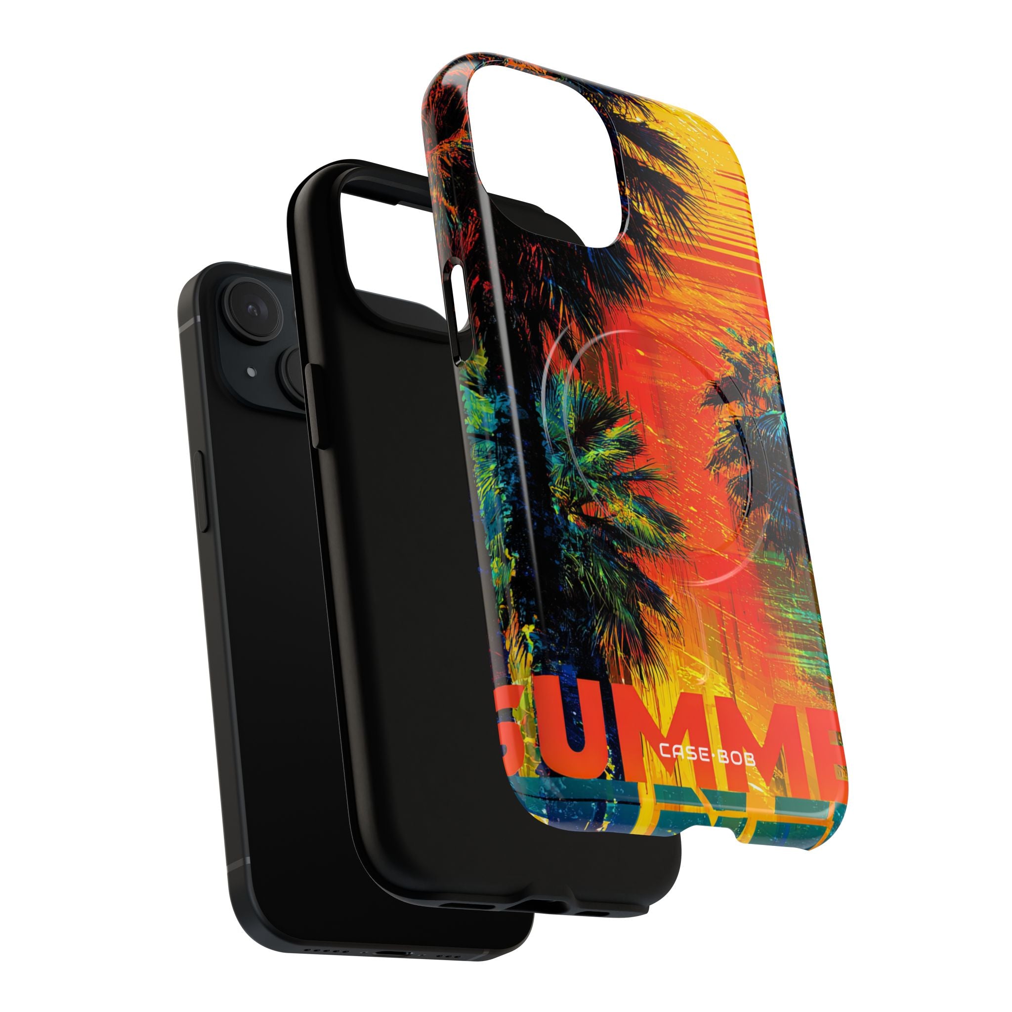 Tropical Sunburst iPhone 15 Case - Tough+