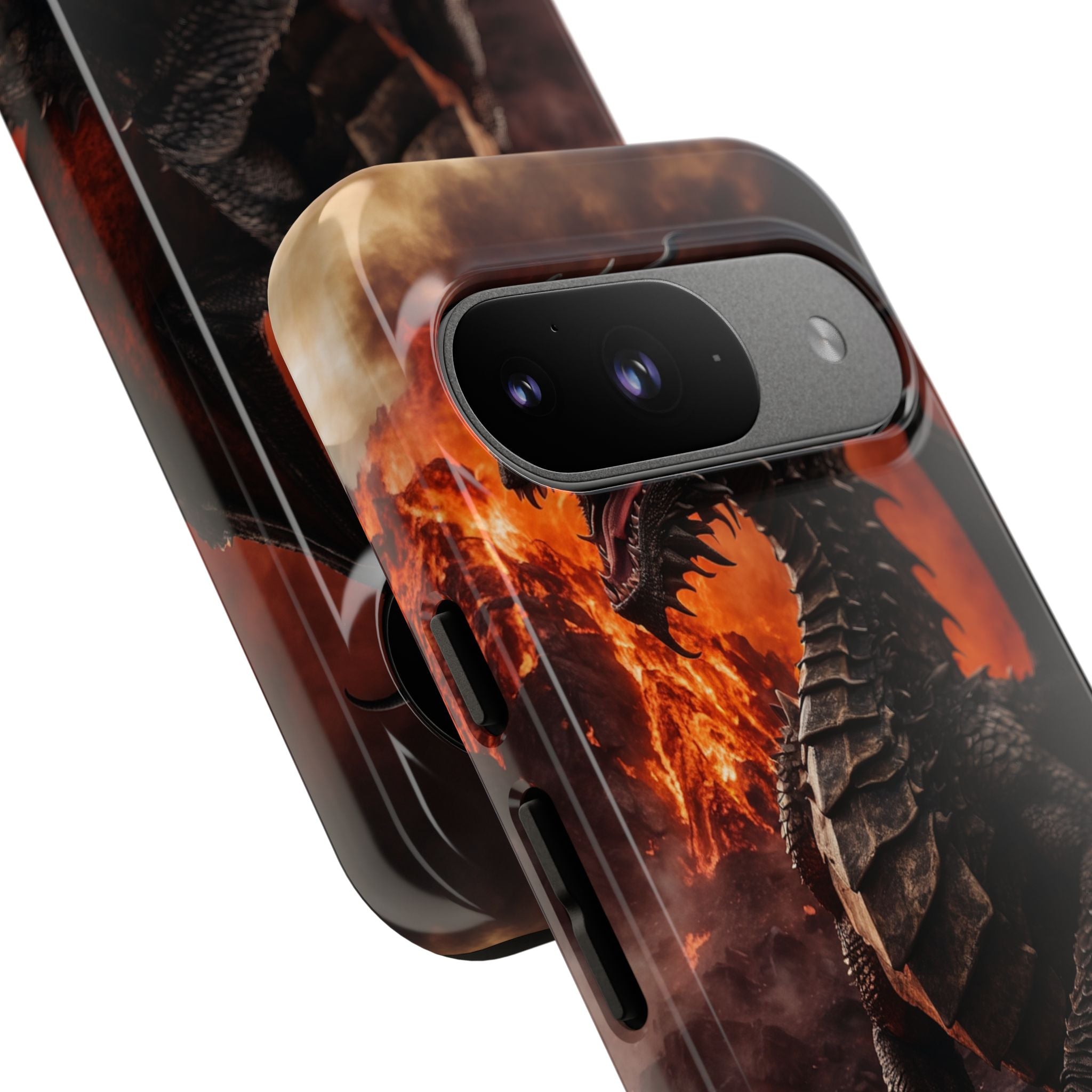 Fiery Dragon Soars - Google Pixel Case