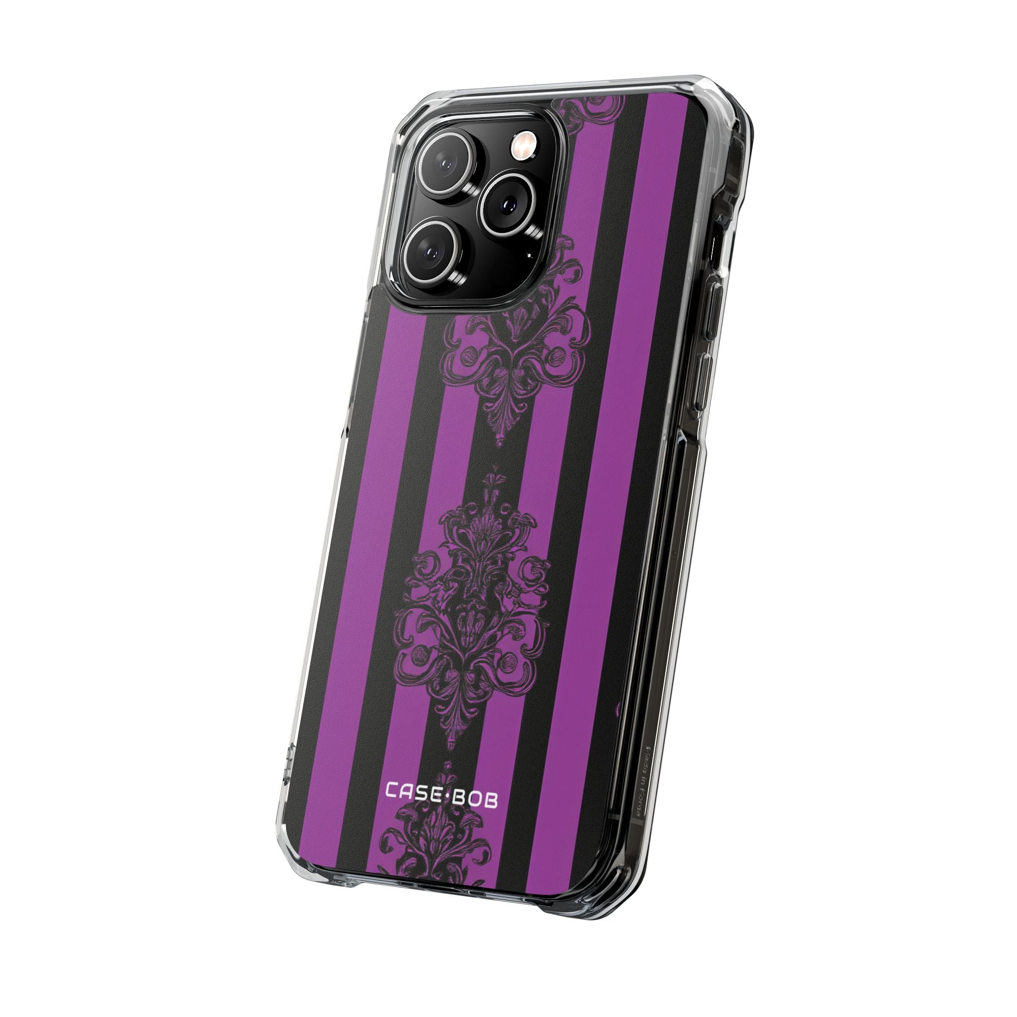 Damask Elegance Purple iPhone 14 Pro Max Case - Impact