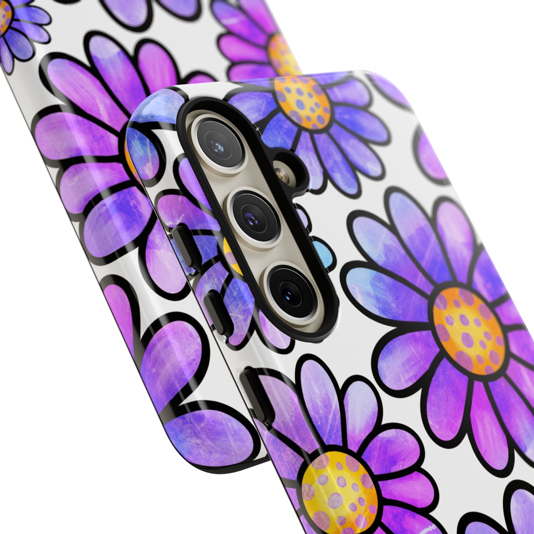 Polka Dot Blooms Samsung S24 Plus Case - Tough