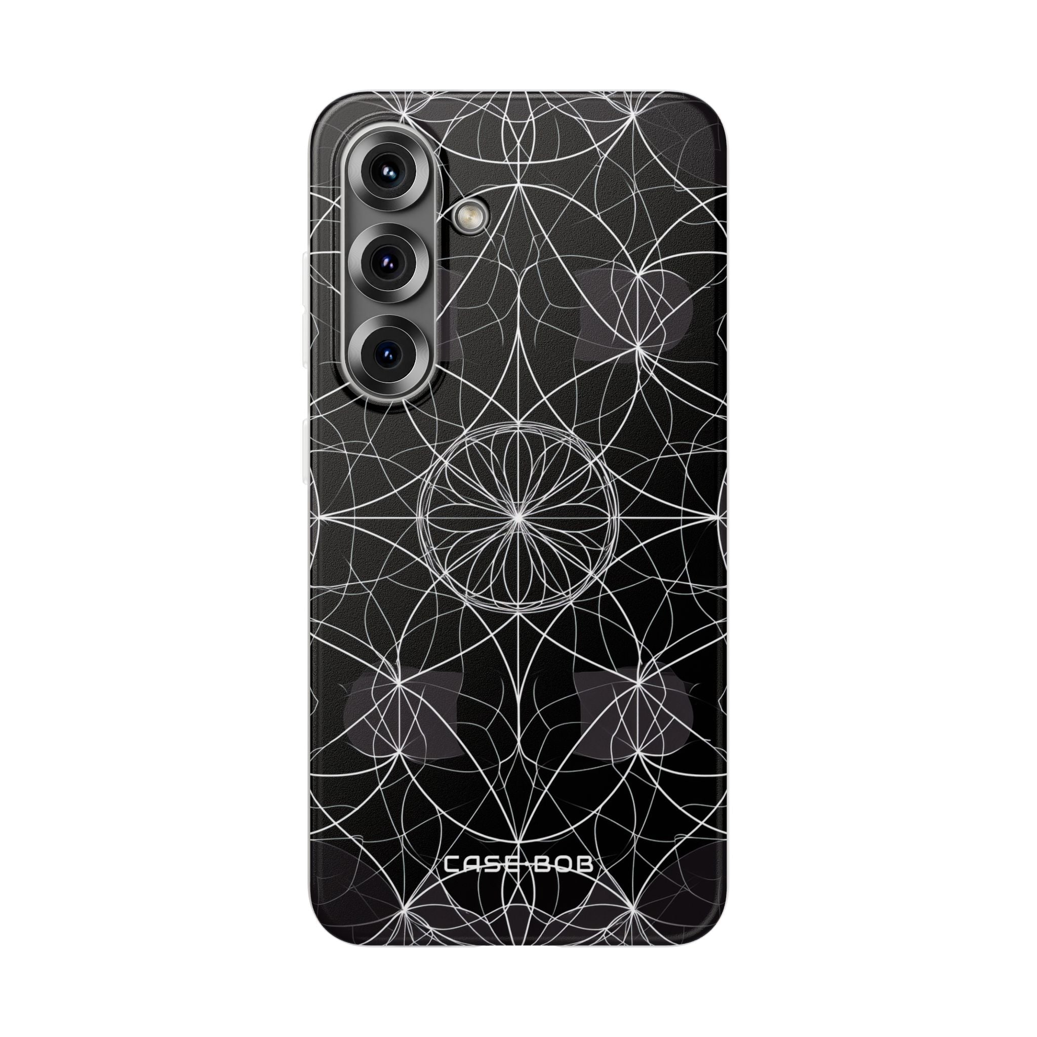 Radiant Petal Orbit Samsung S25 Case - Soft