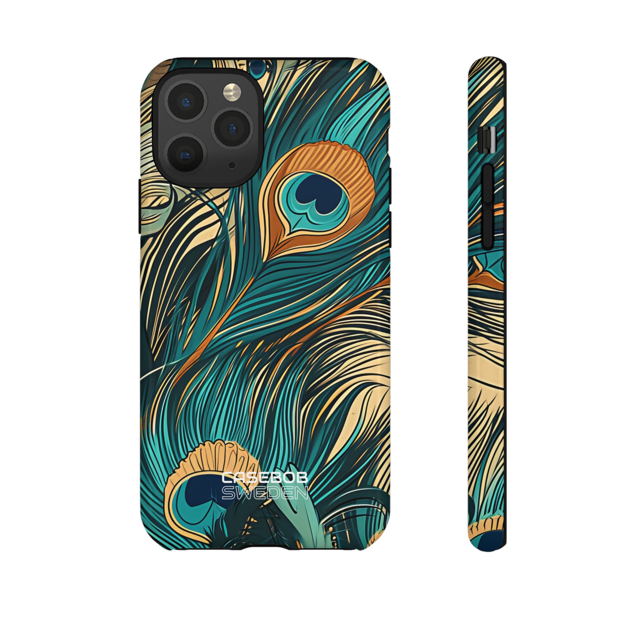 Peacock Feather Whirl iPhone 11 - Tough