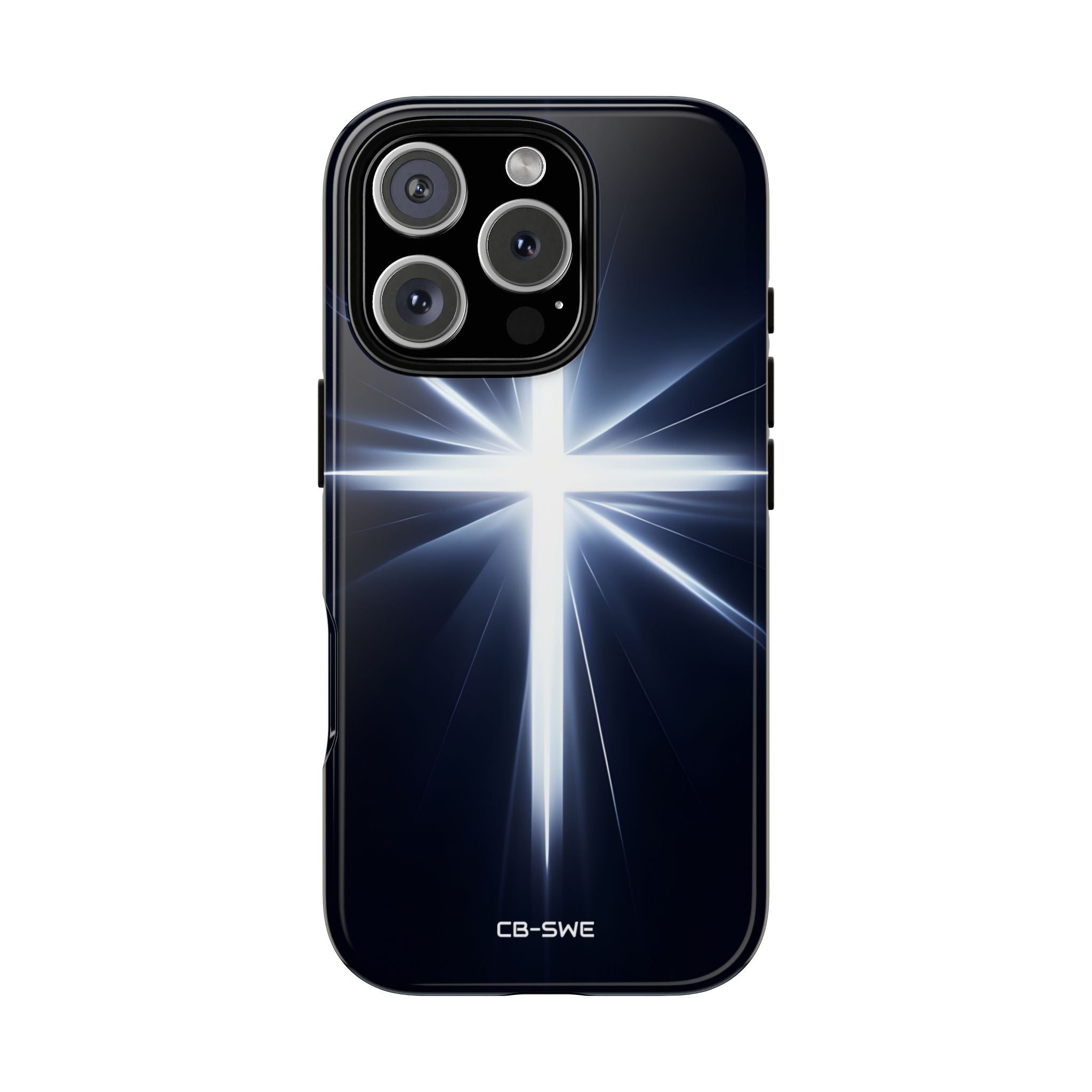 Luminous Cross Radiance - iPhone Case