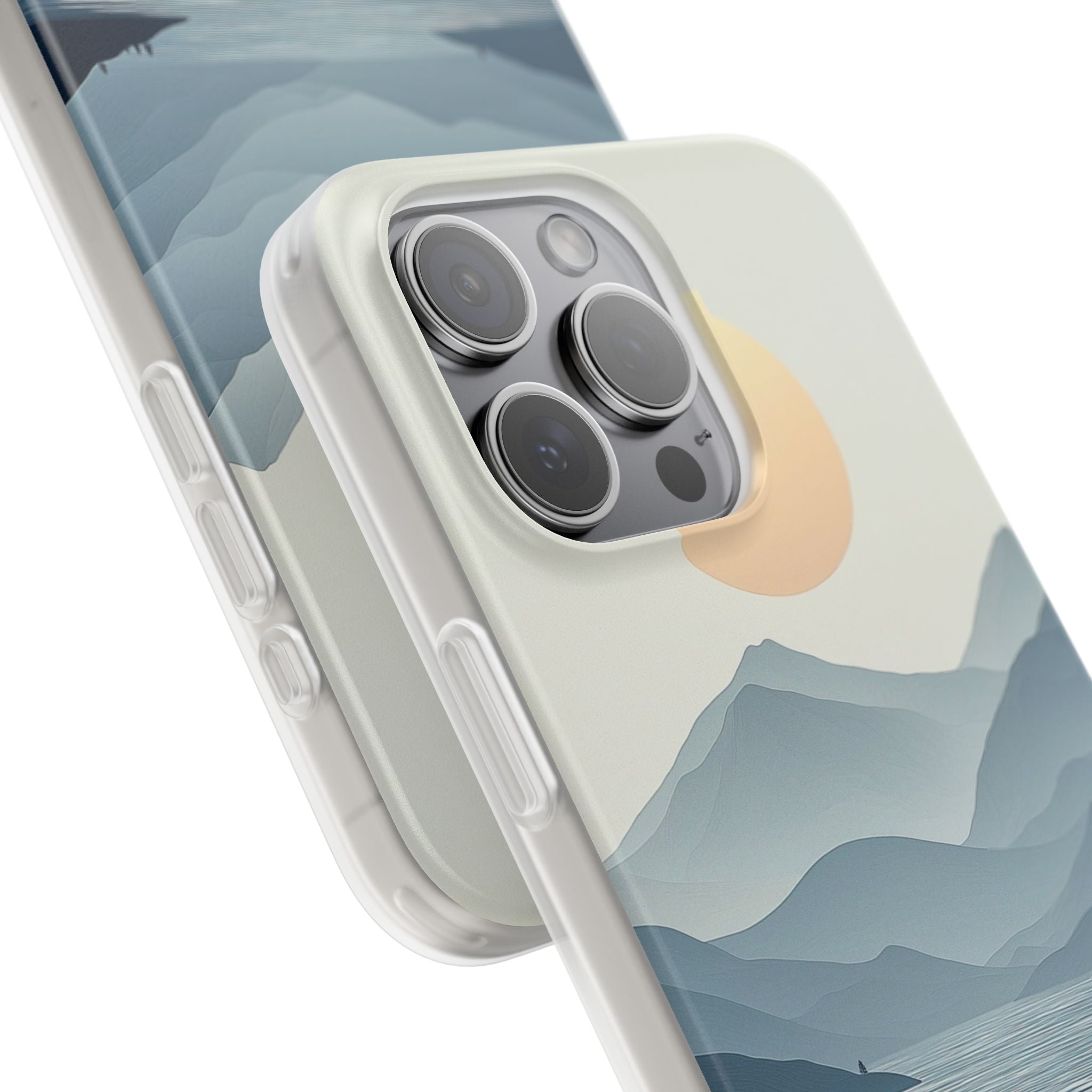 Golden Horizon iPhone 15 Pro Max Case - Soft