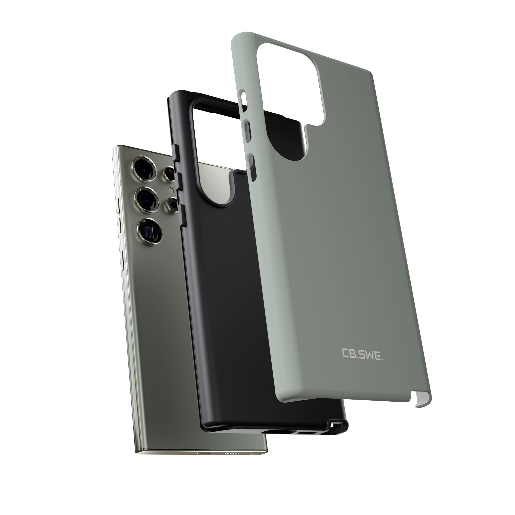 Ash Grey Samsung Case - Tough