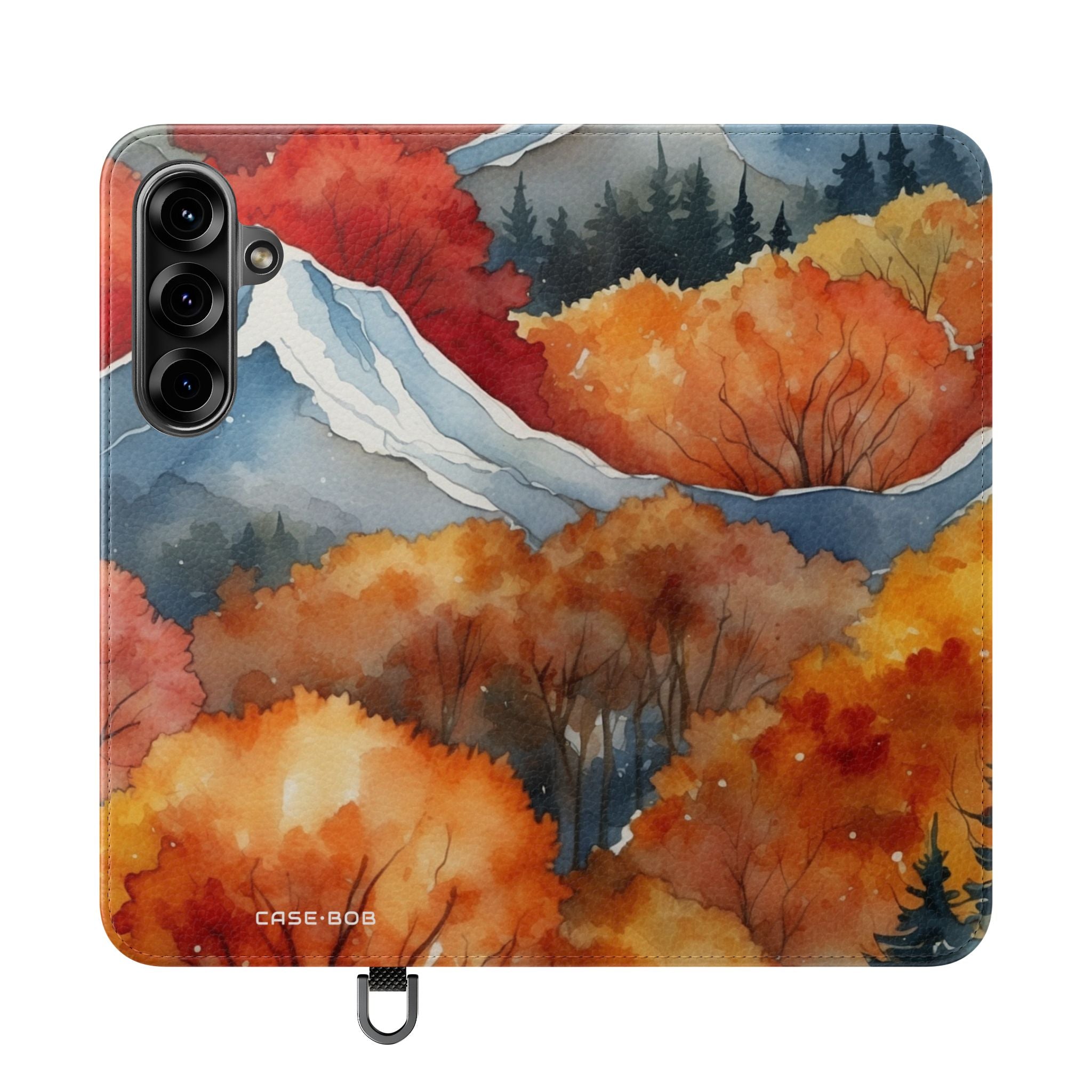 Lumihuippuiset Ember-vuoret - Samsung S25+ Case - Lompakko