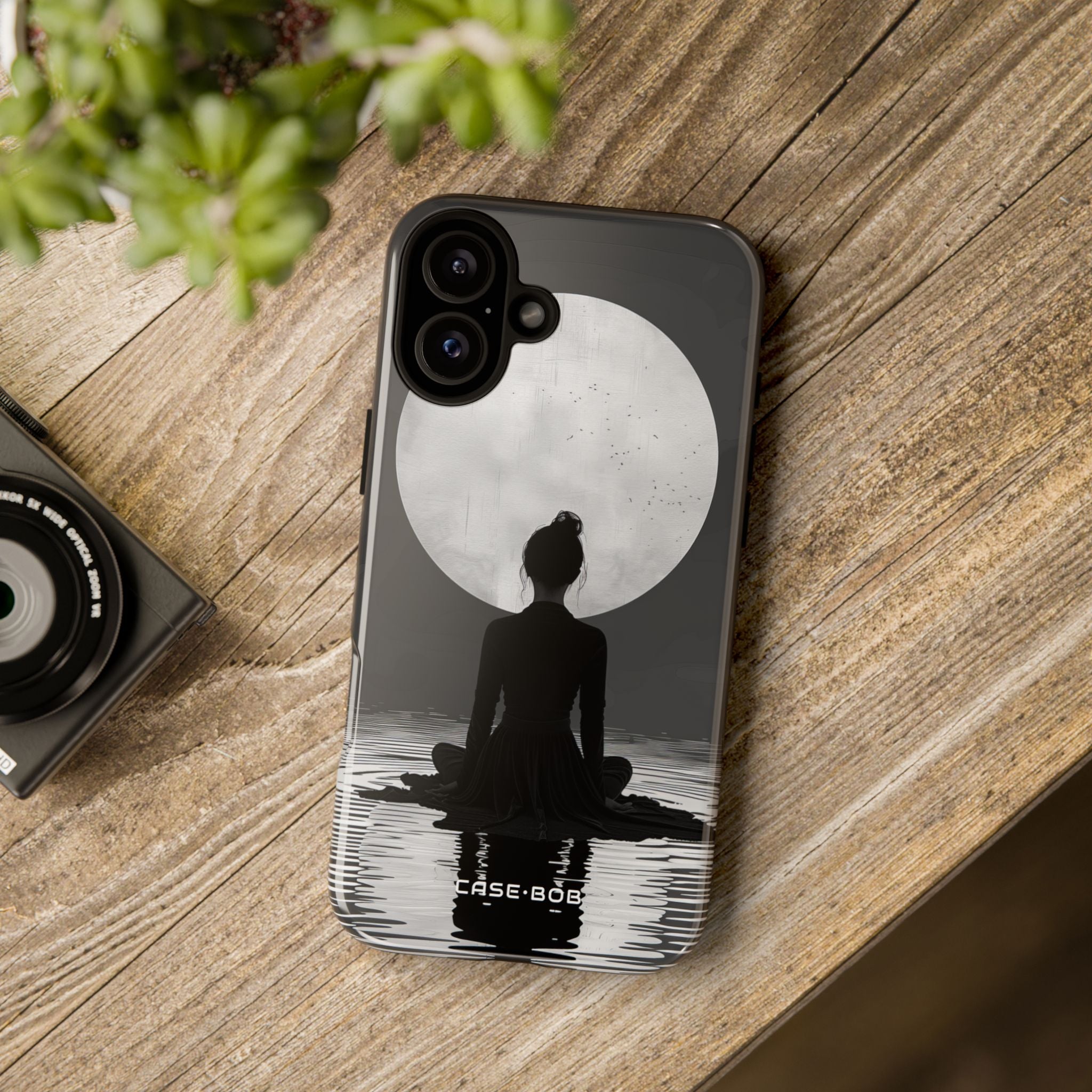 Moonlit Silhouette iPhone 16 Plus Case - Tough