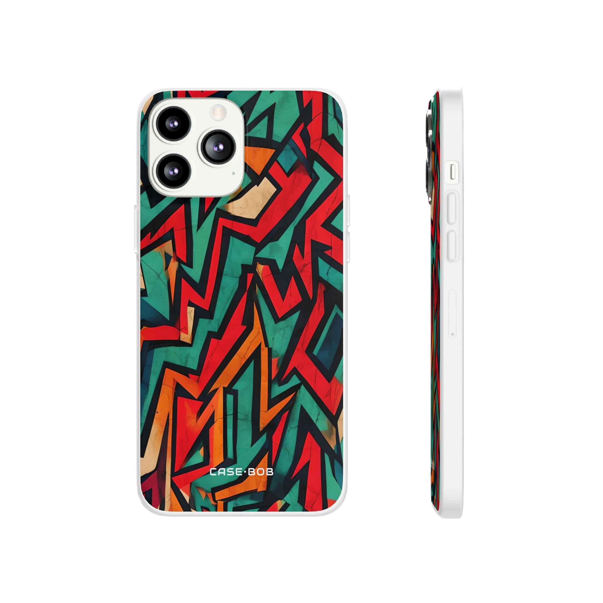 Crimson Zigzag iPhone 13 Pro Max - Soft