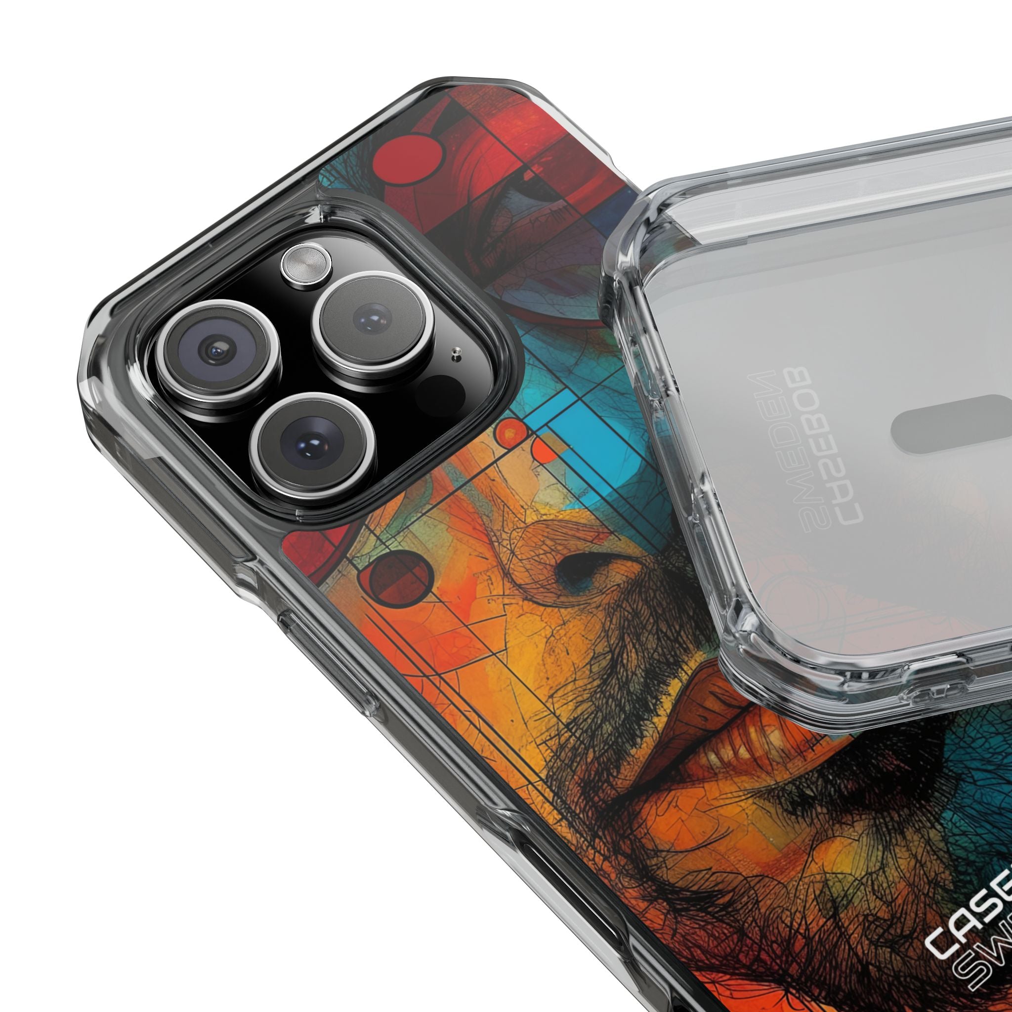 Cubist Glasses Face iPhone 16 - Impact Clear+