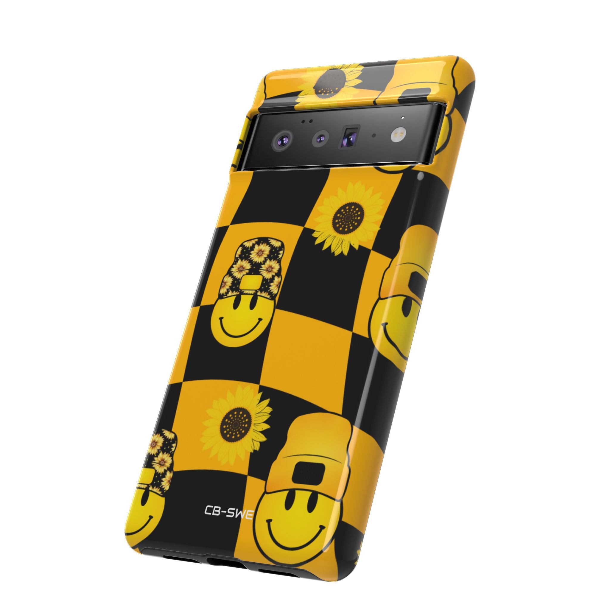 Joyful Checkered Smiles - Google Pixel Case