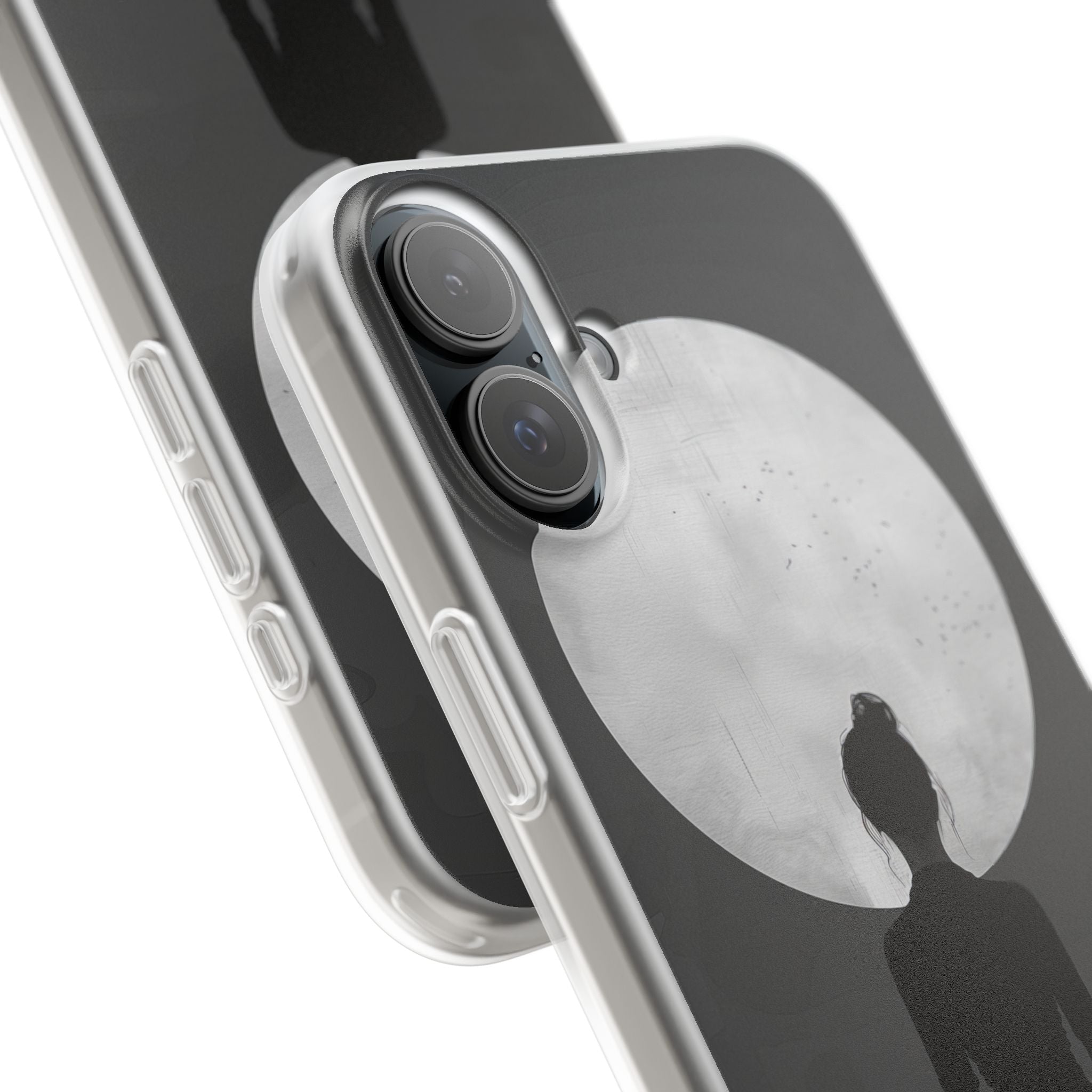Silhouette Moonlight iPhone 16 Plus Case - Soft