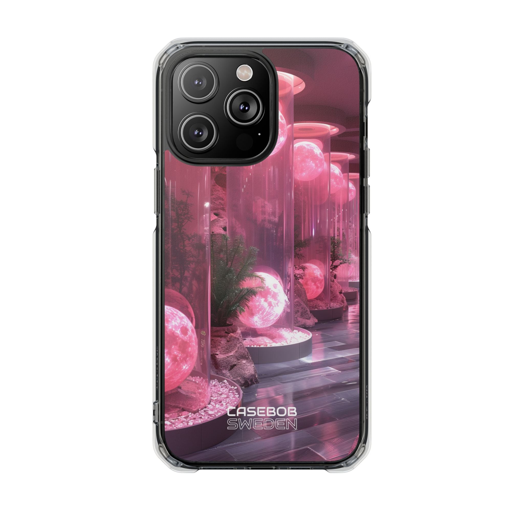 Futuristic Moon Garden iPhone 14 - Impact Clear+