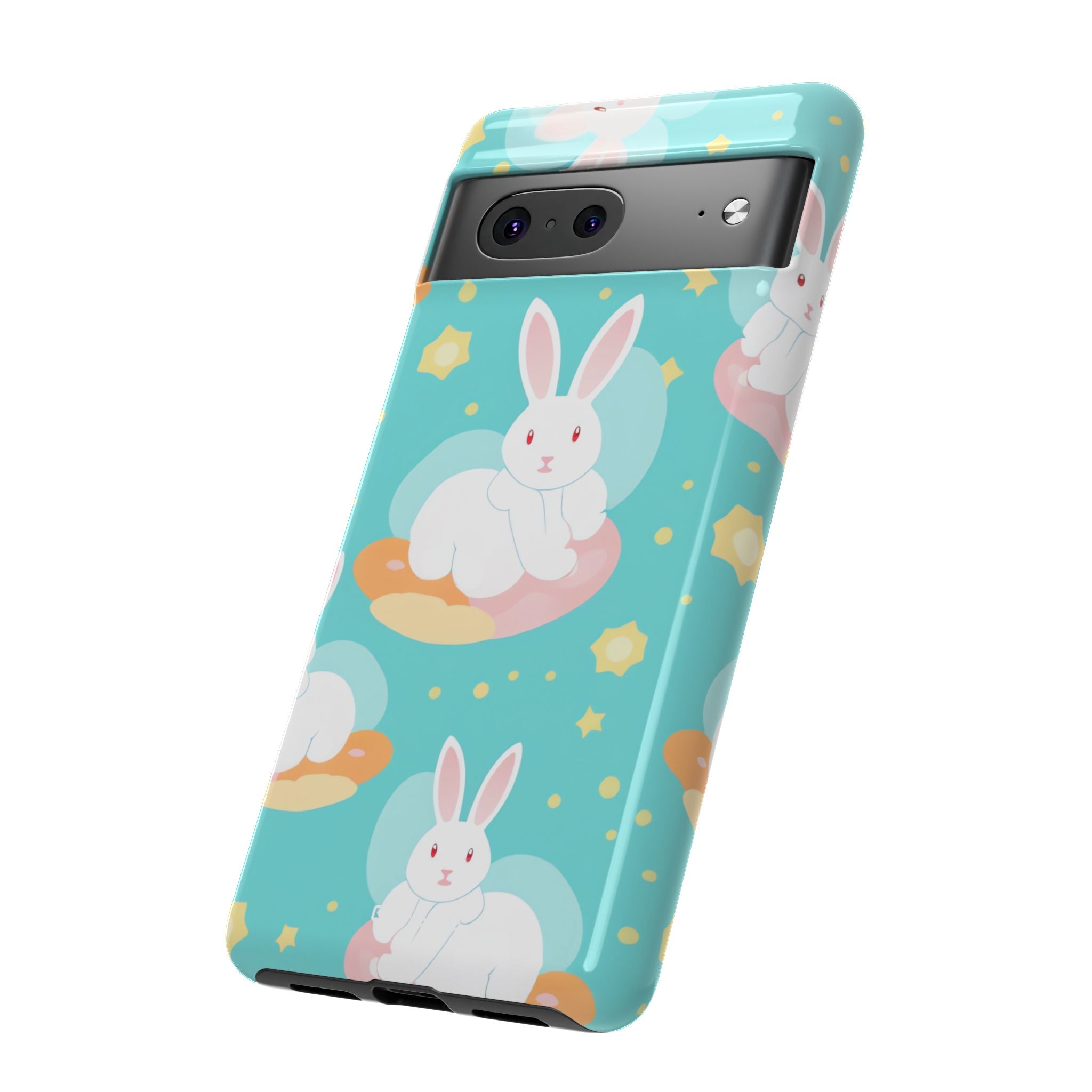 Bunnies Float Dreamily - Google Pixel Case