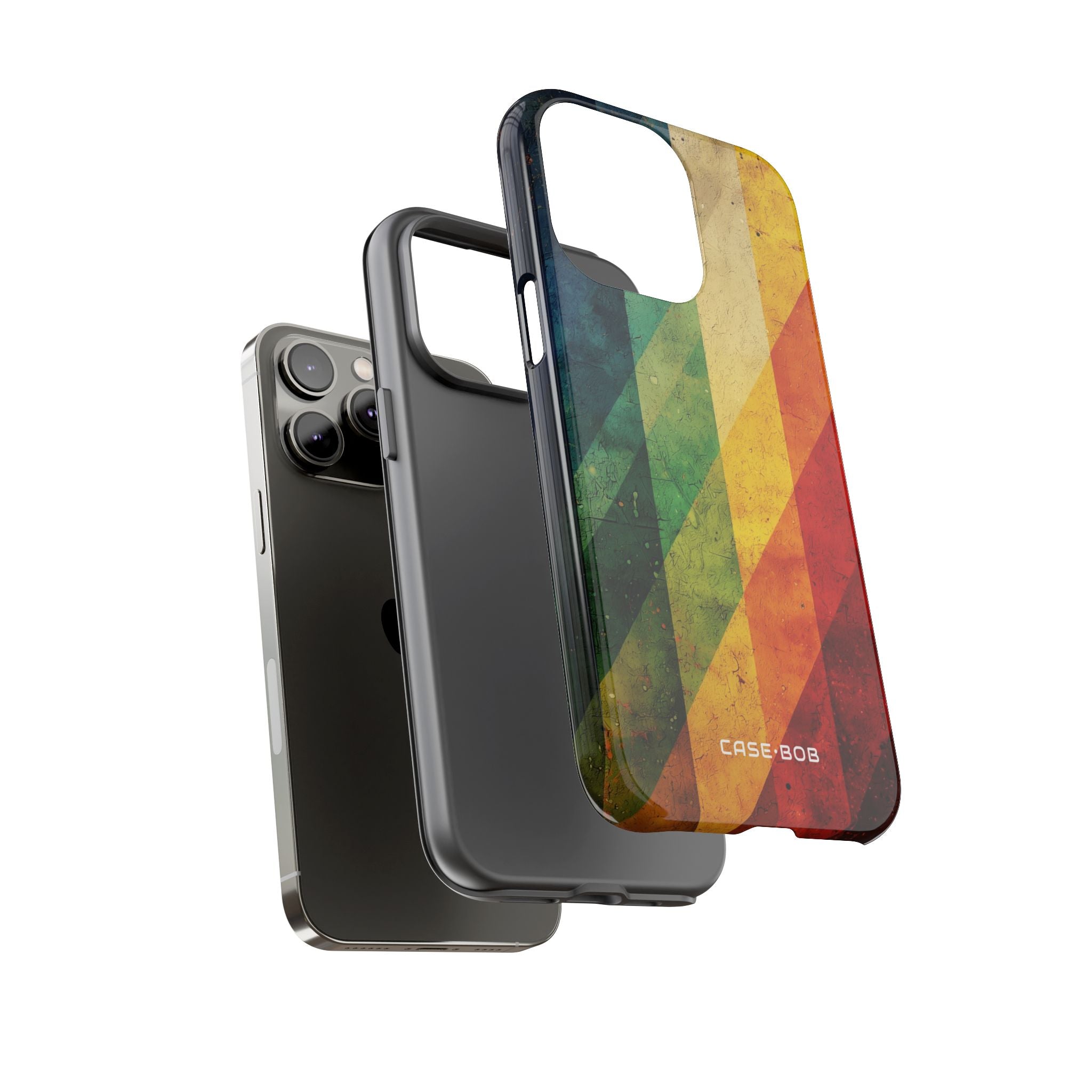 Diagonal Spectrum iPhone 14 Pro Max Case - Tough