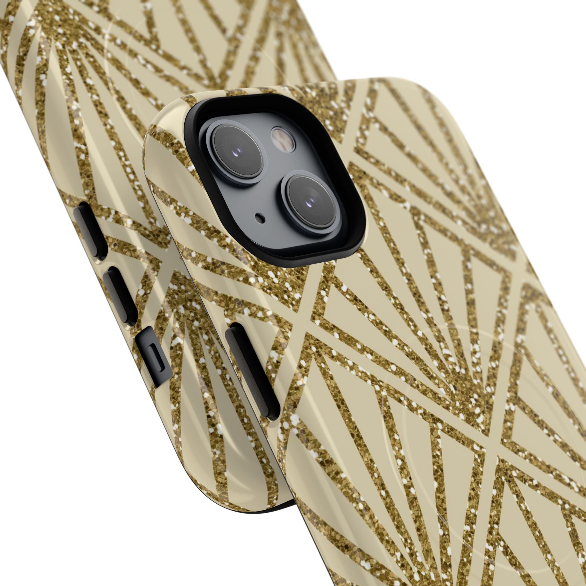 Gold Diamond Radiance iPhone 14 Plus Case - Tough+