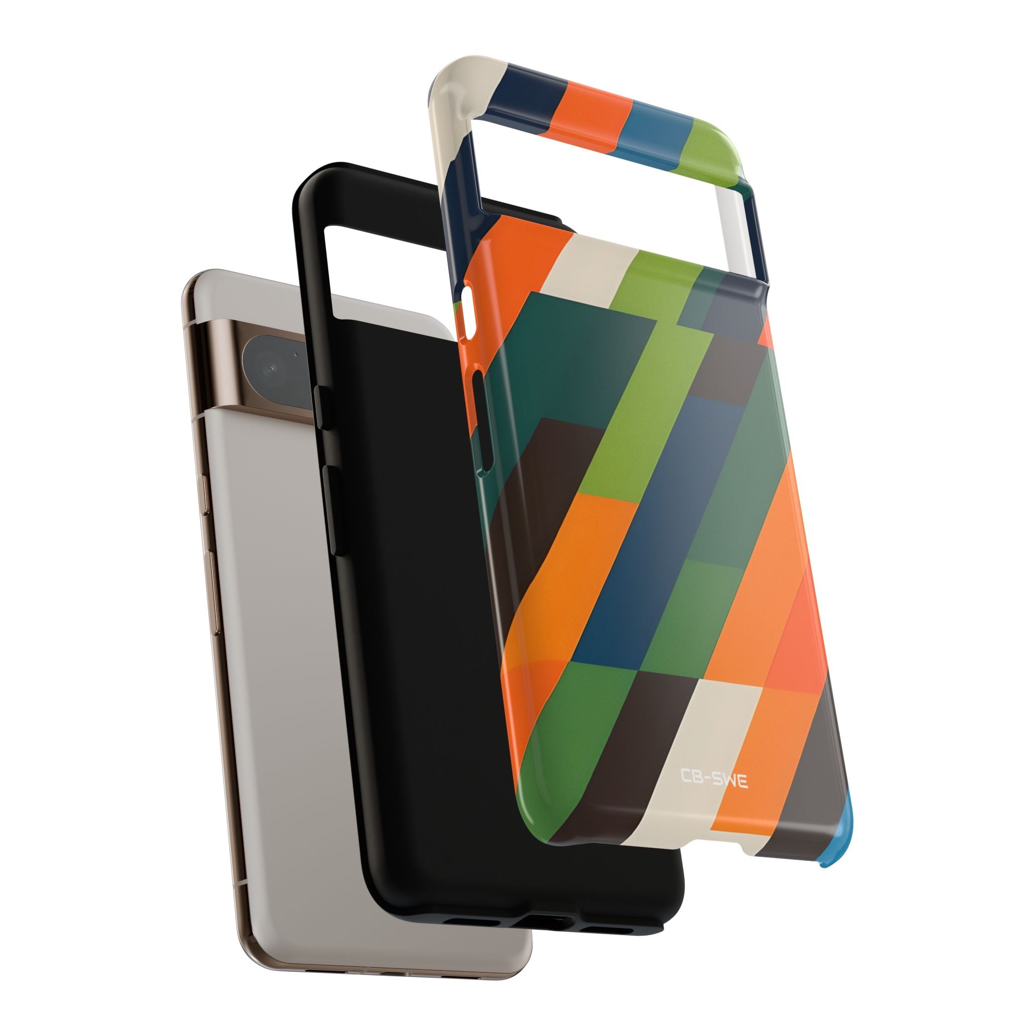 Geometric Color Intersection - Google Pixel Case